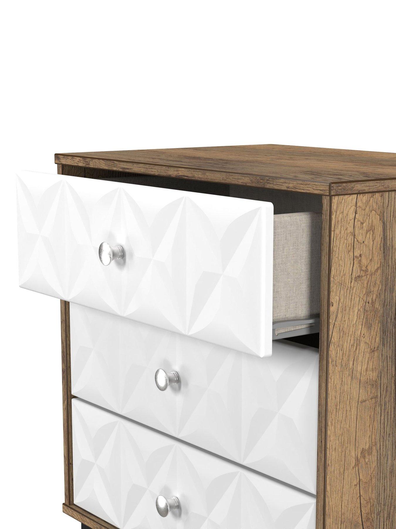 Image 5 of 7 of SWIFT Valencia Ready Assembled 3 Drawer Midi Sideboard