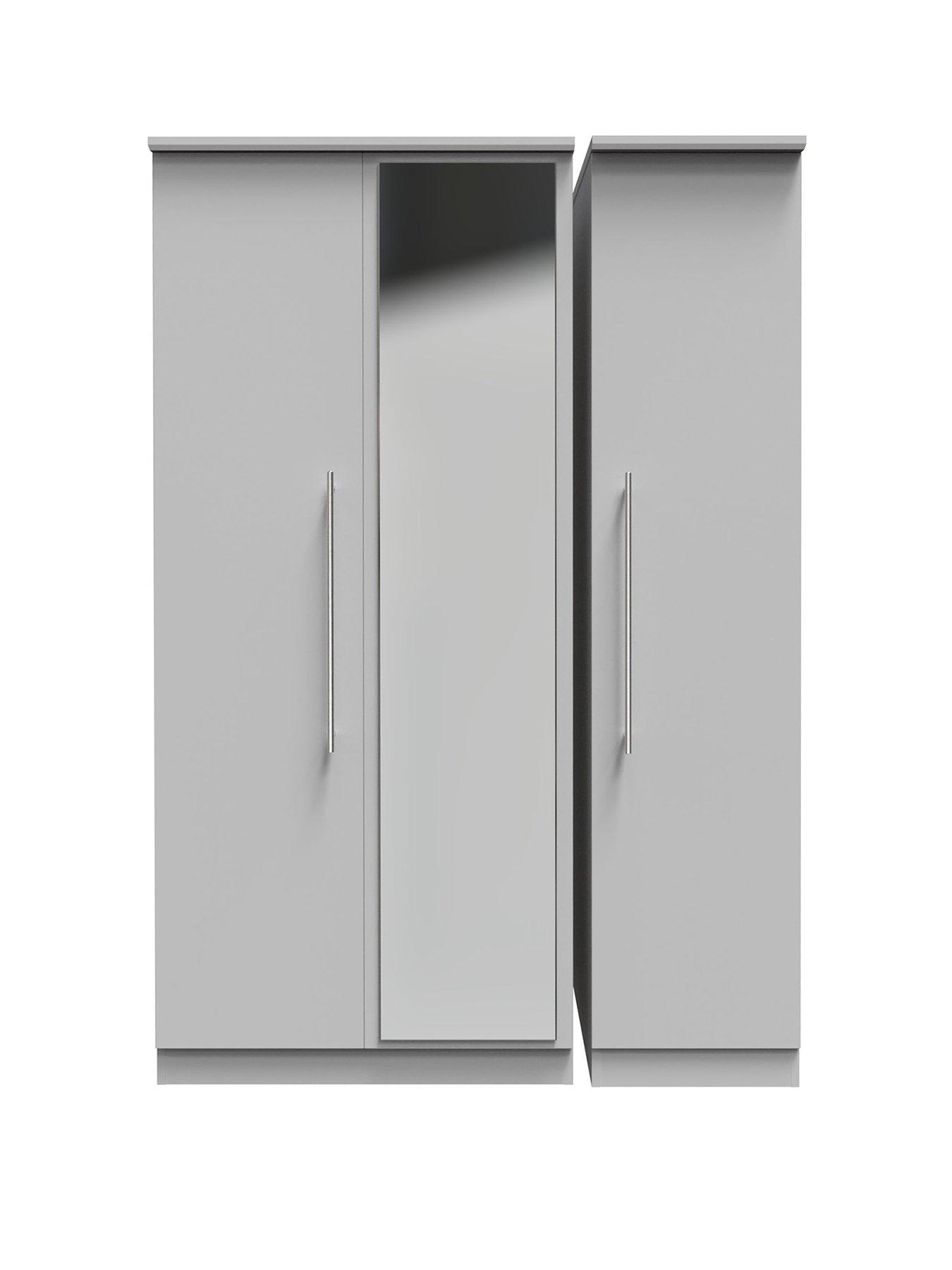 Image 2 of 7 of SWIFT Oxford Part Assembled 3 Door Wardrobe
