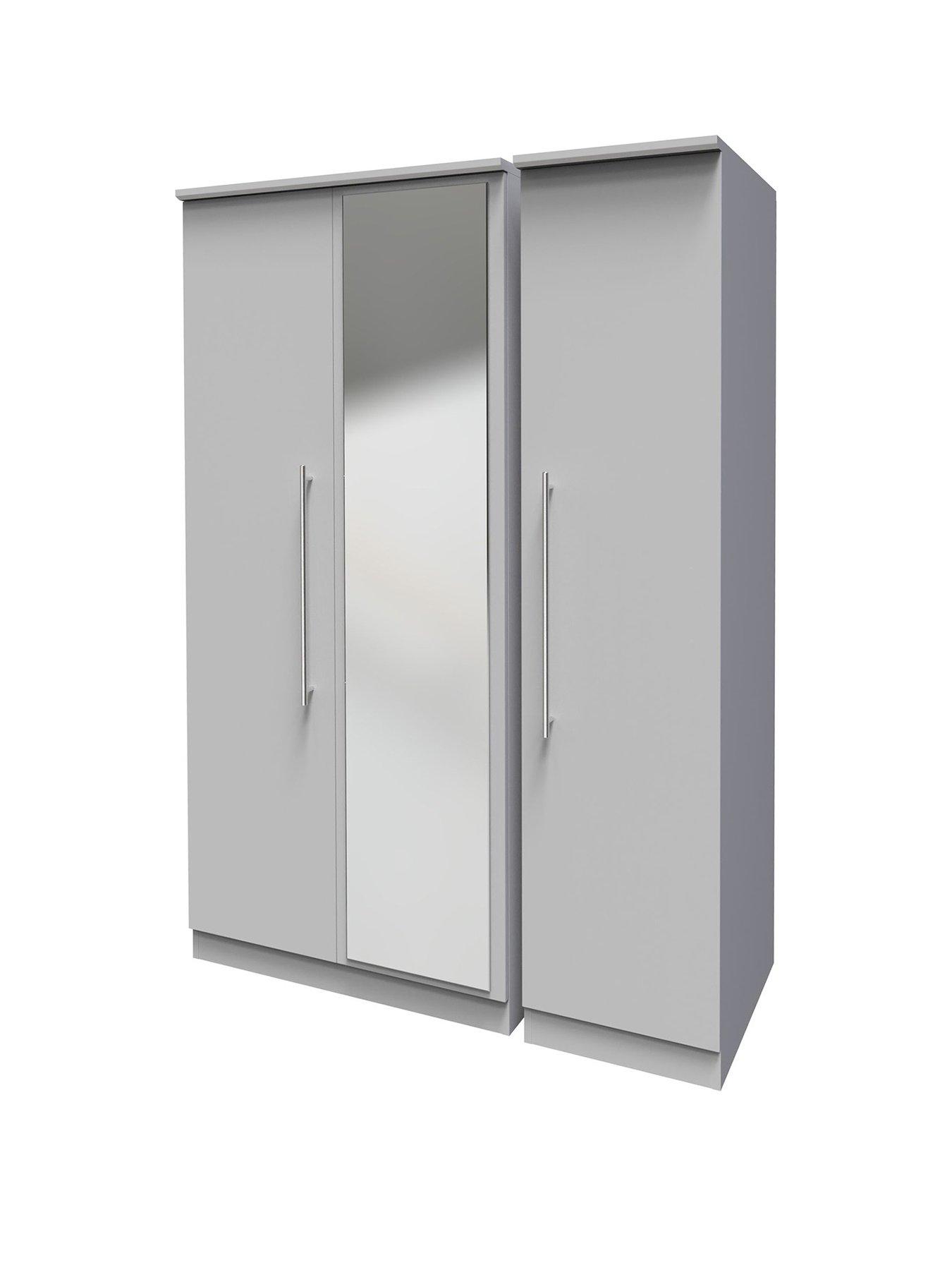 Image 3 of 7 of SWIFT Oxford Part Assembled 3 Door Wardrobe