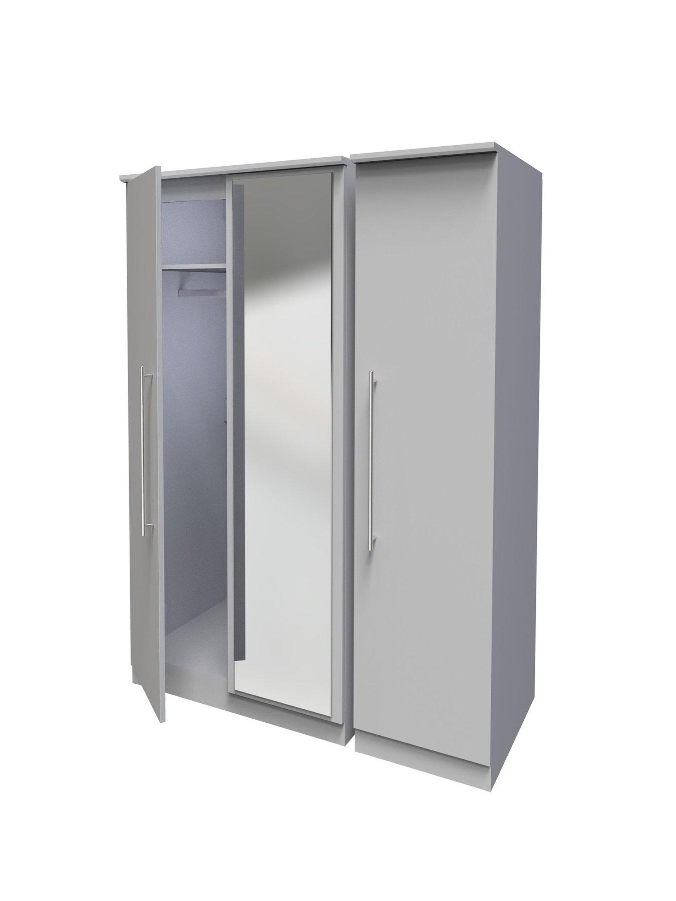 Image 5 of 7 of SWIFT Oxford Part Assembled 3 Door Wardrobe