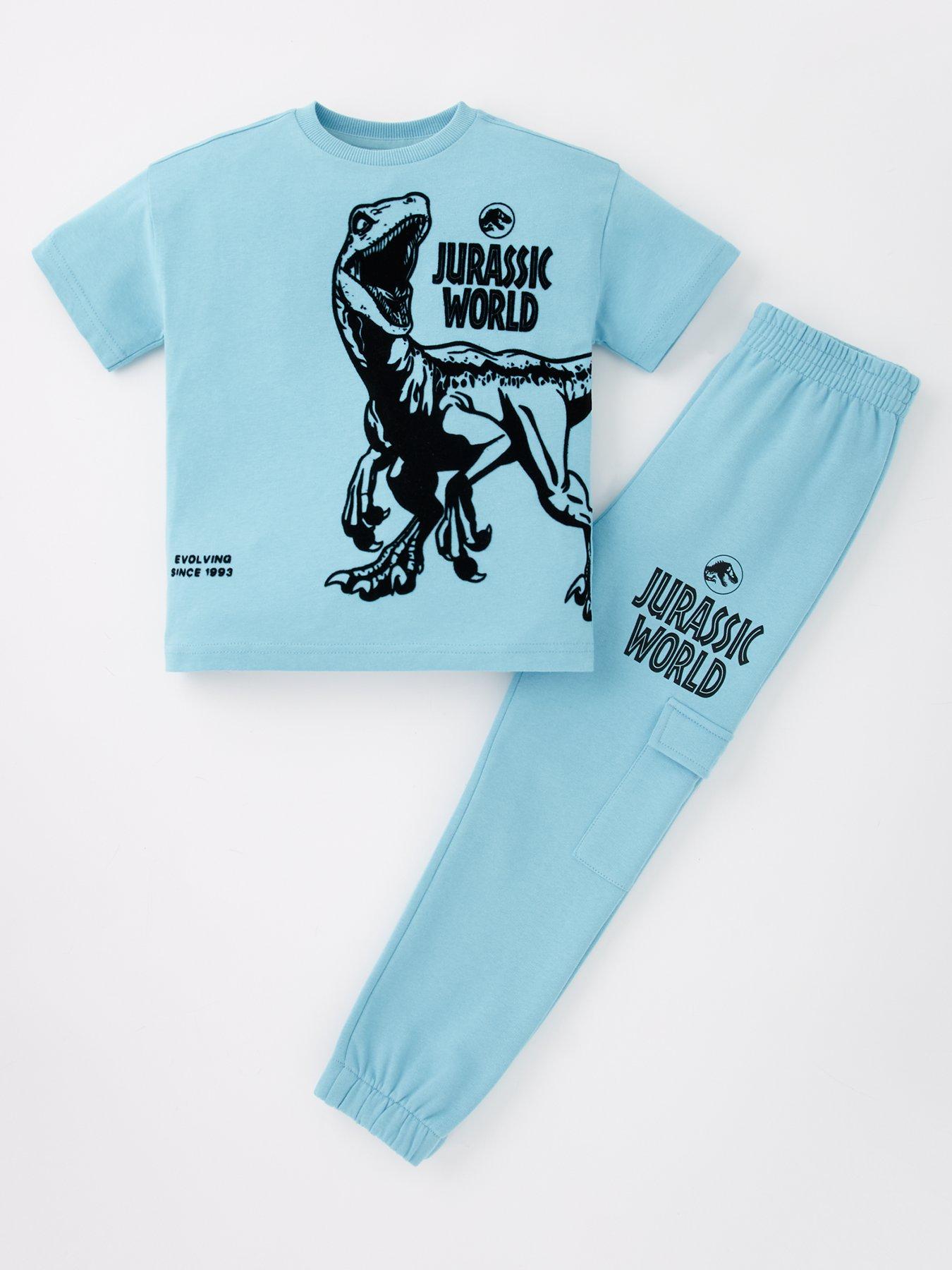 undefined 2 Piece T-Shirt and Cargo Jogger Set - Blue