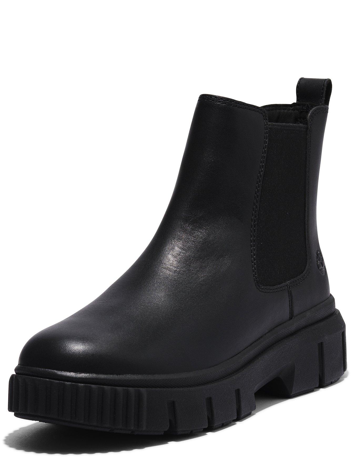 Image 4 of 6 of Timberland Greyfield Leather Chelsea Boot - Black