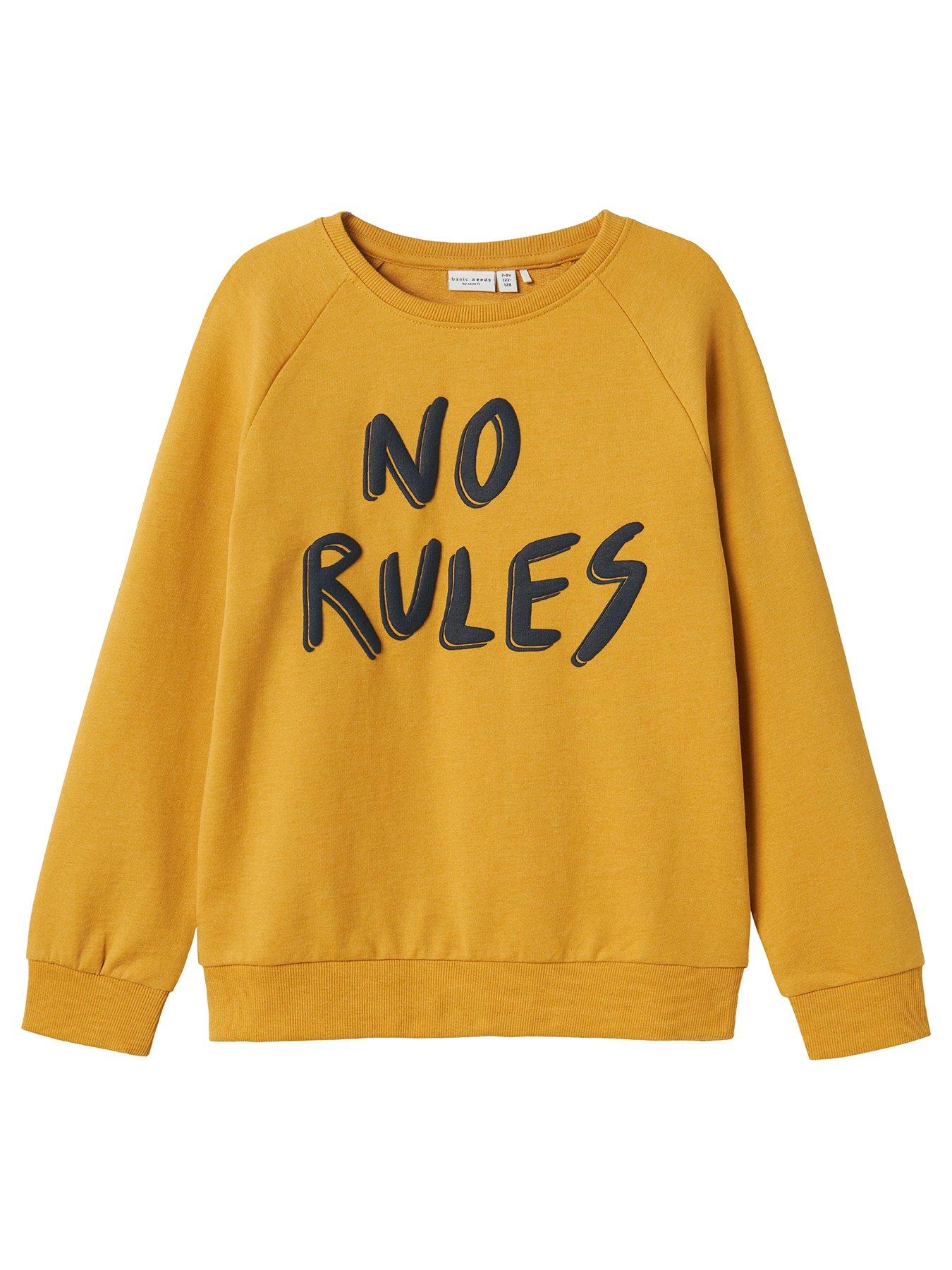 name it mini boys no rules sweat - narcissus