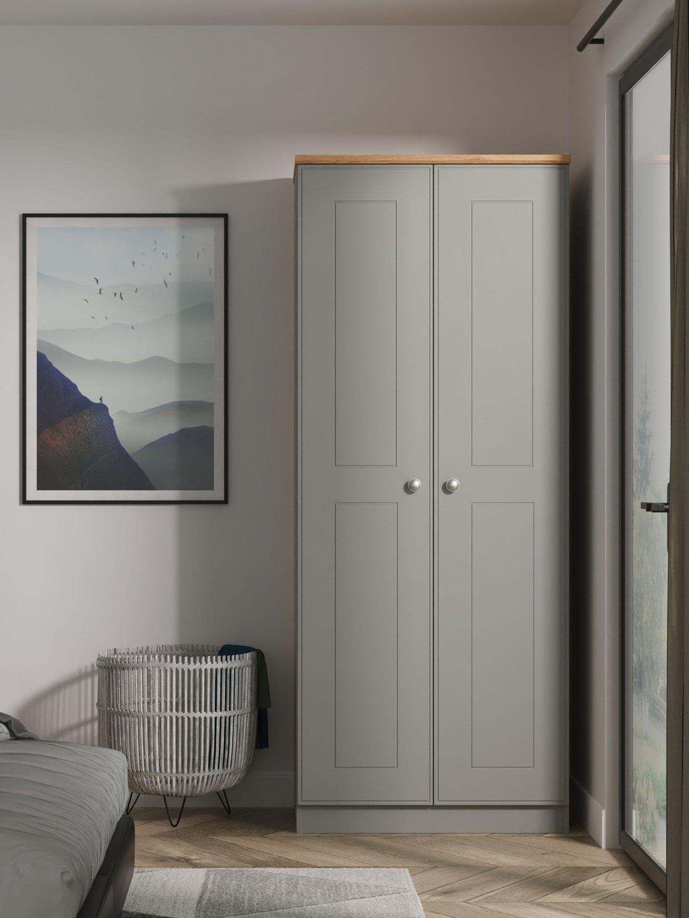 undefined Tivoli Ready Assembled 2 Door Wardrobe