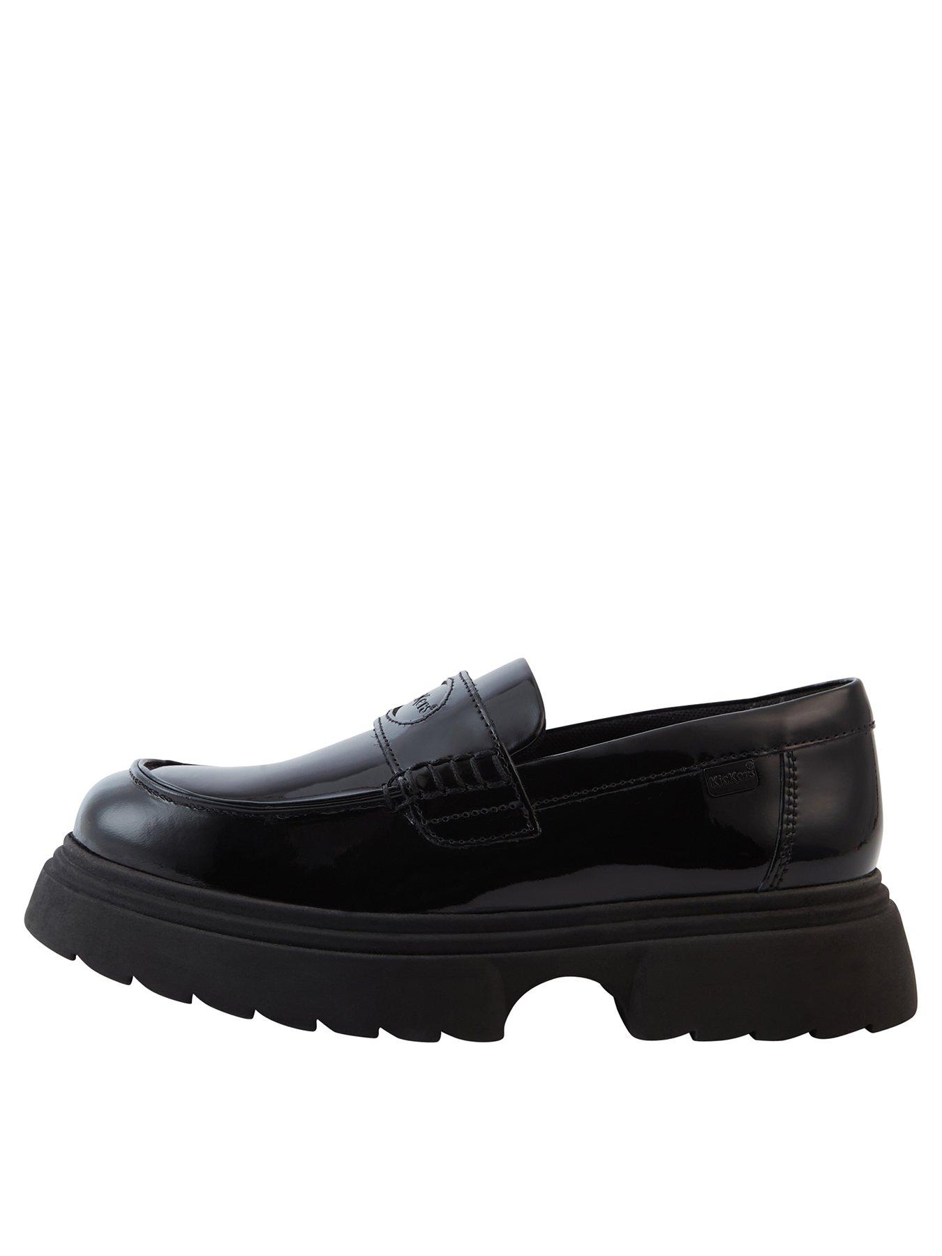undefined Kenzi Loafer Black Patent Leather Shoe - Black