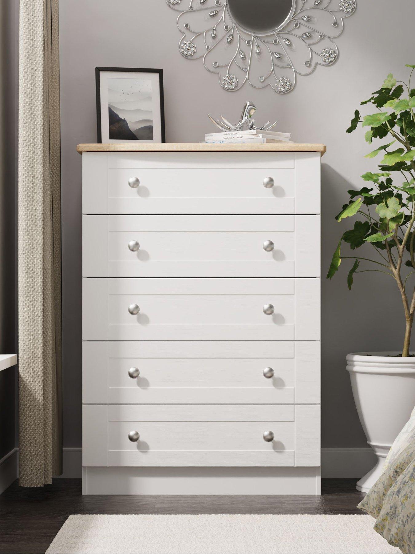 undefined Sydney Ready Assembled 5 Drawer Chest