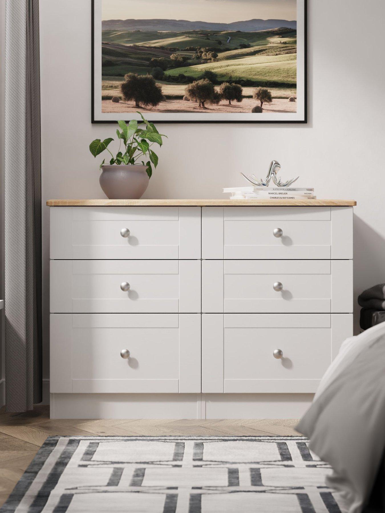 Product photograph of Swift Sydney Ready Assembled 6 Drawer Midi Chest from very.co.uk