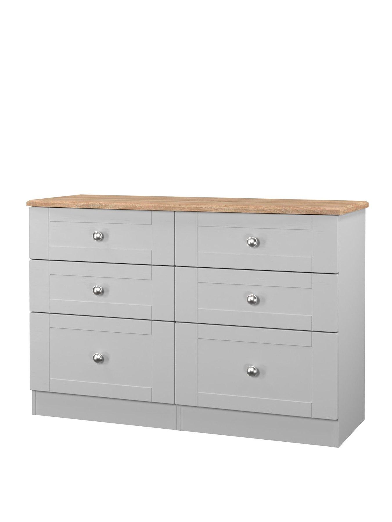 Image 3 of 7 of SWIFT Sydney Ready Assembled&nbsp;6 Drawer Midi Chest