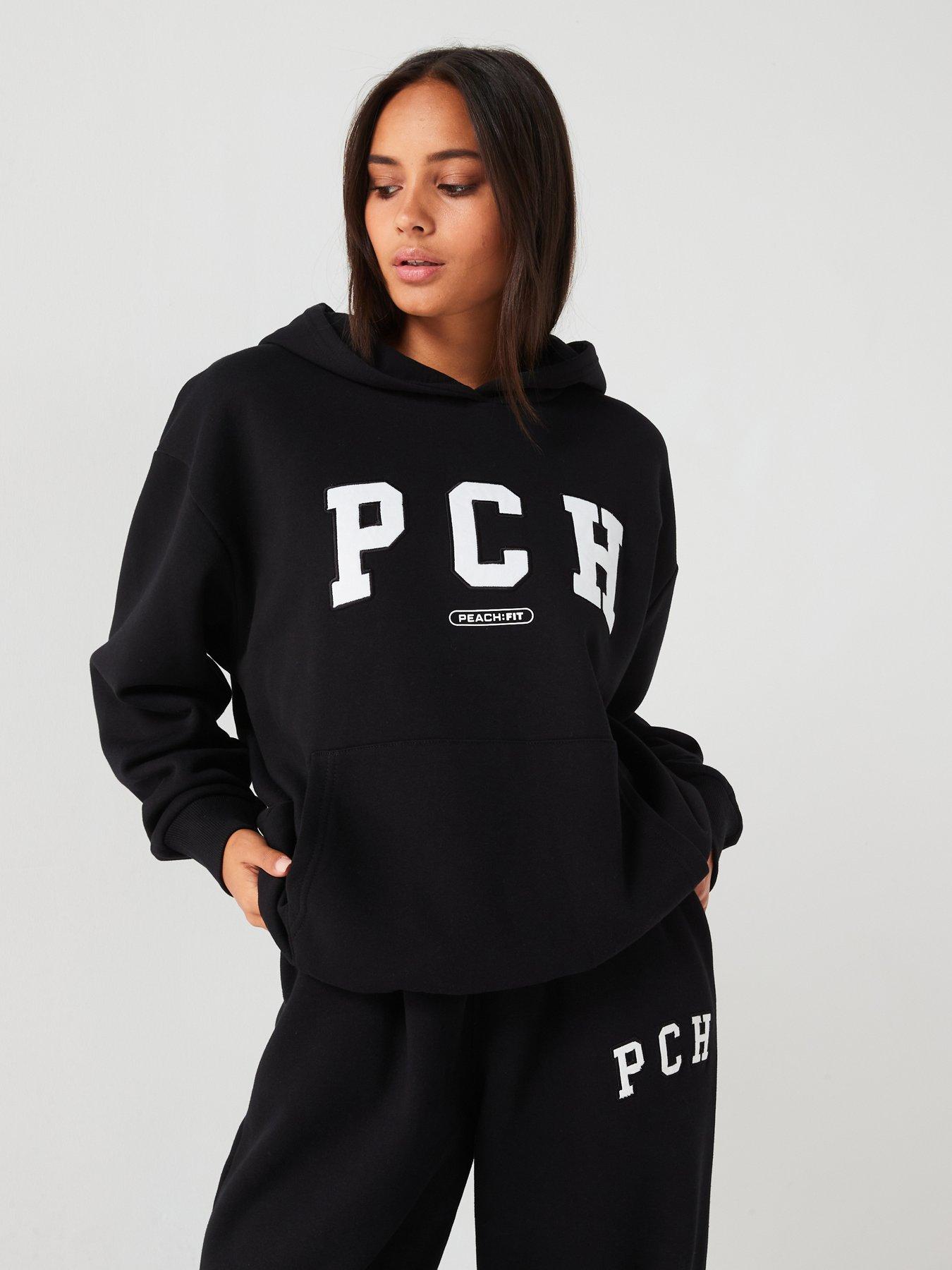 Oversized black hoodie women online