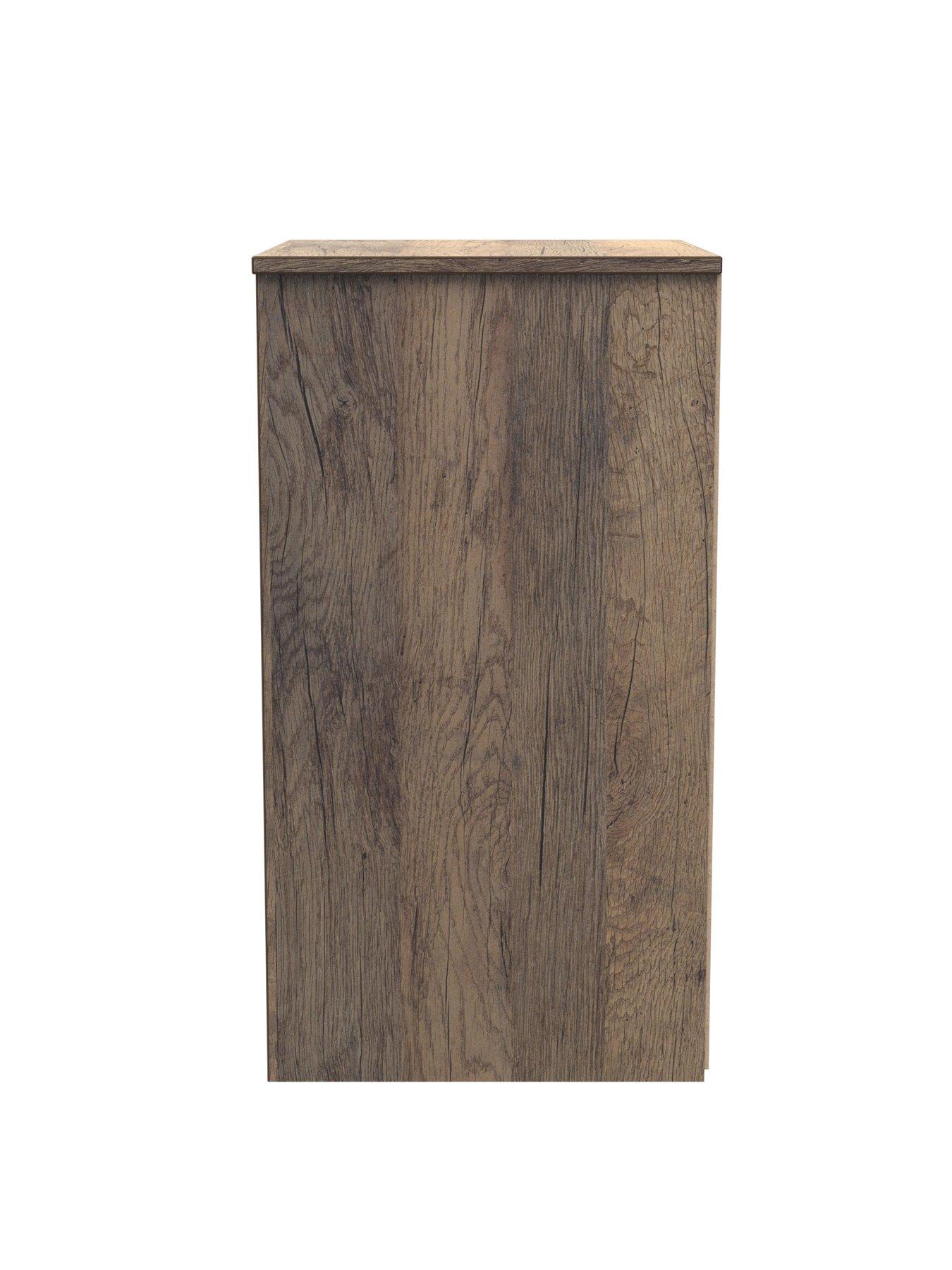 Image 6 of 7 of SWIFT Texas Ready Assembled 3 Drawer Bedside Chest