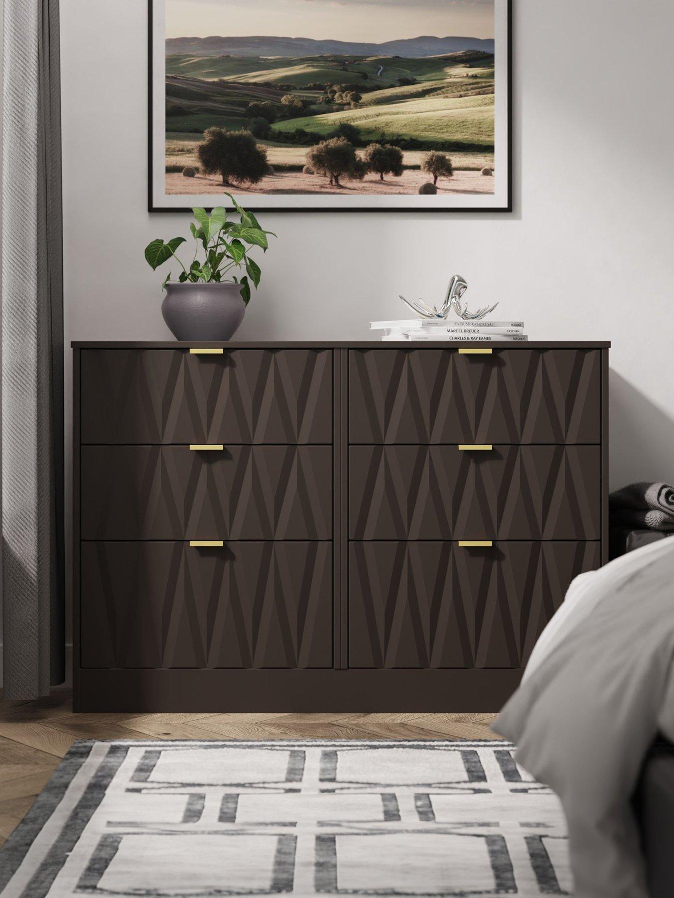 SWIFT Texas Ready Assembled 6 Drawer Bed Box