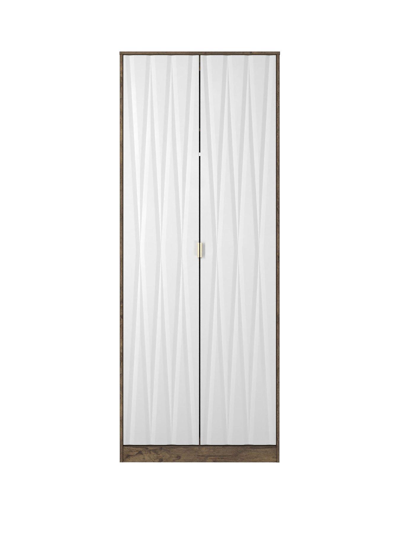 Image 2 of 6 of SWIFT Texas Ready Assembled 2 Door Wardrobe