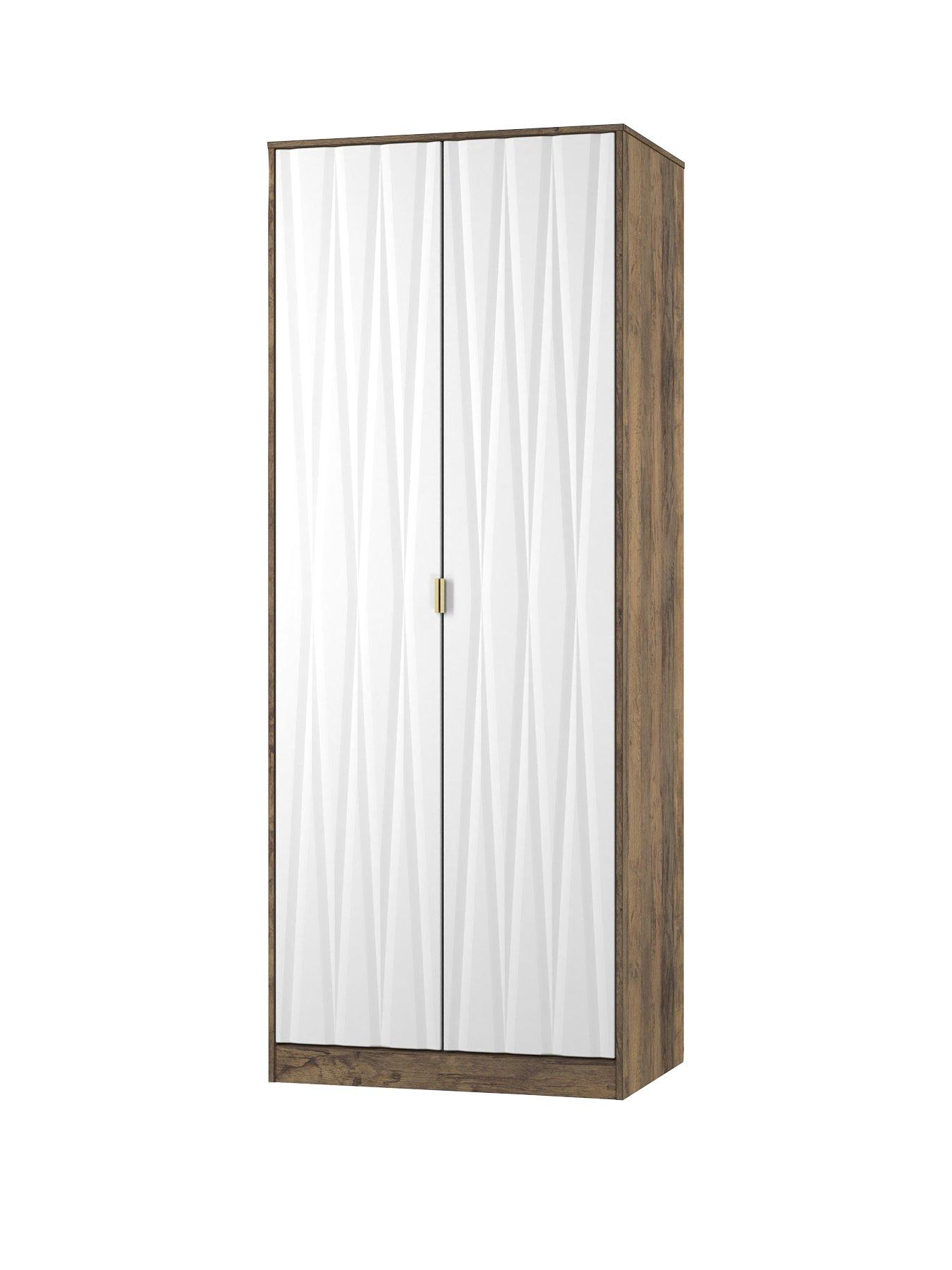 Image 3 of 6 of SWIFT Texas Ready Assembled 2 Door Wardrobe