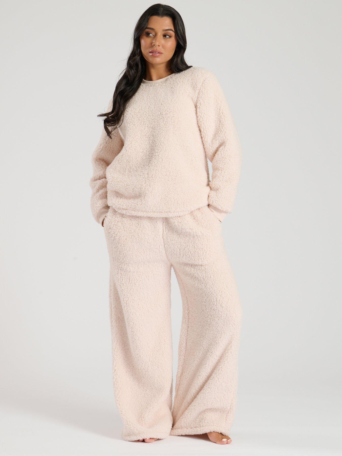 Wide leg lounge set plus size hotsell