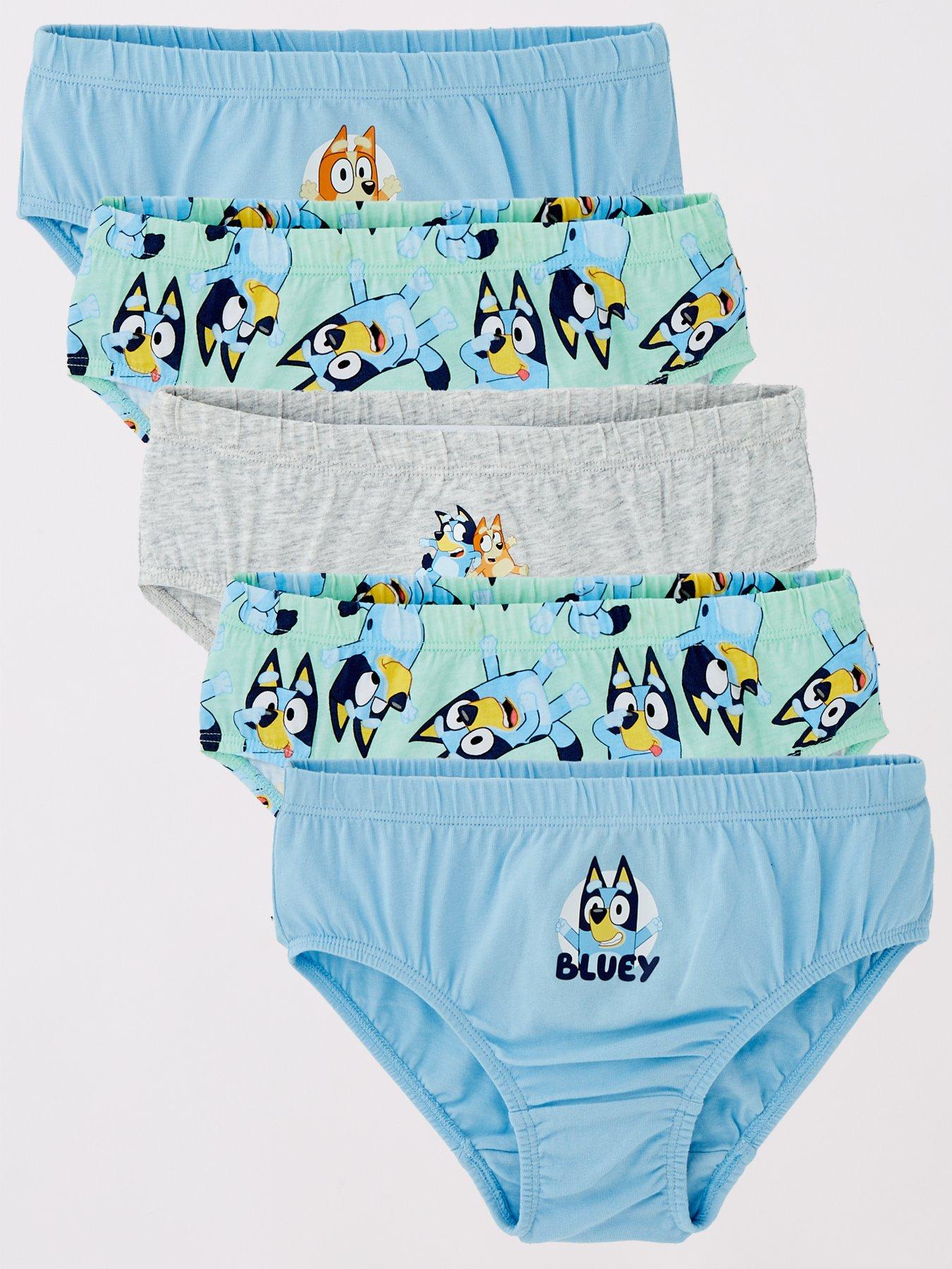Image 1 of 5 of Bluey Boys 5 Pack Bluey Briefs - Multi