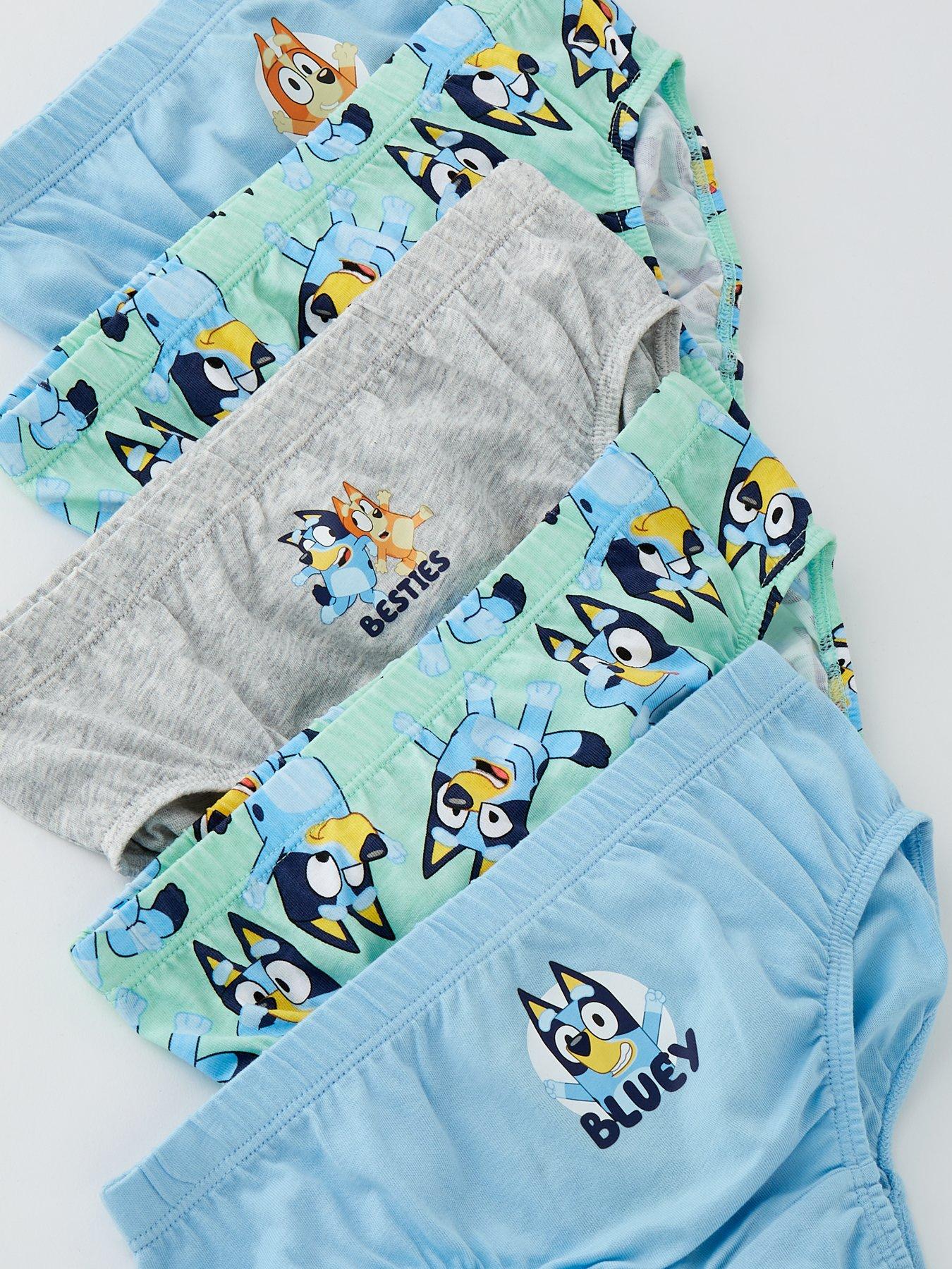 Image 5 of 5 of Bluey Boys 5 Pack Bluey Briefs - Multi