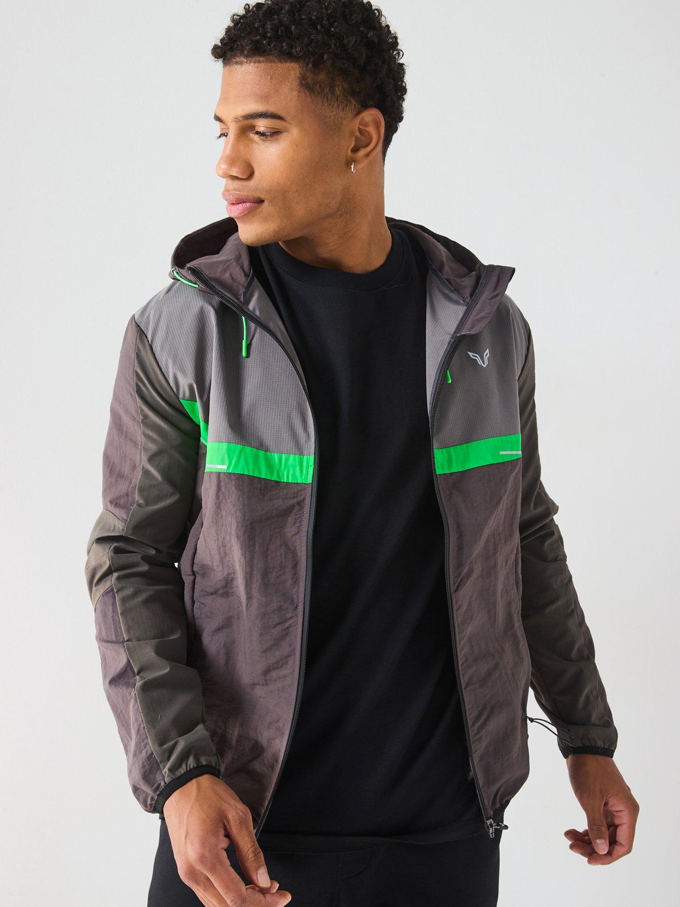 undefined Mens Primary Lightweight Jacket - Black/green
