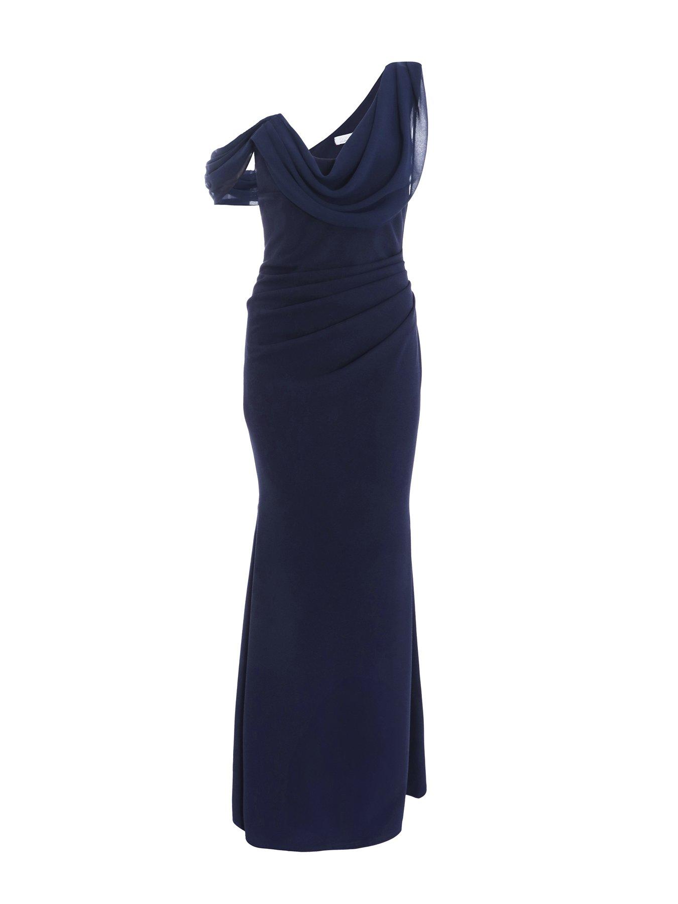 quiz asymmetric dress Quiz White Asymmetric Wrap Midi Dress