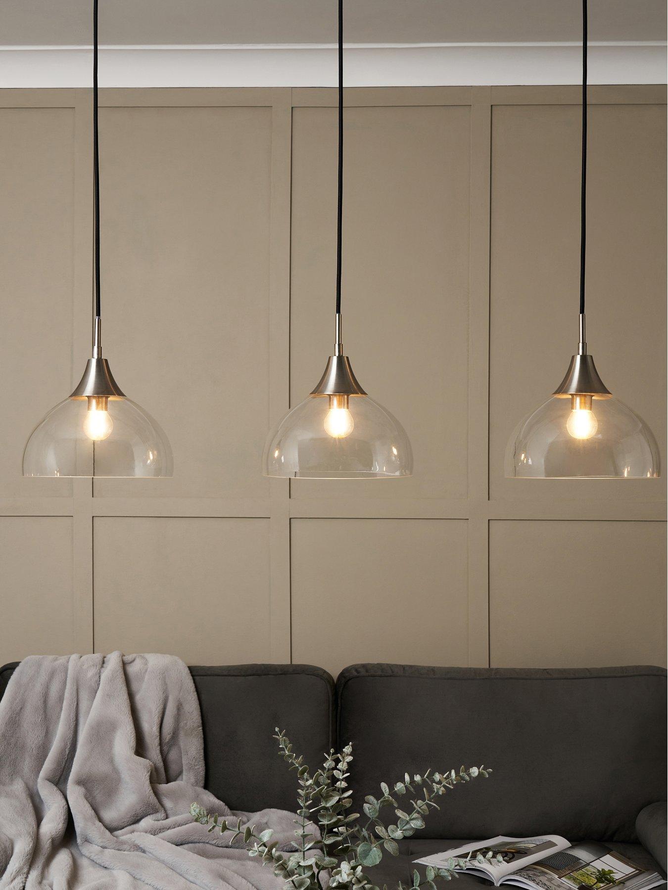 Product photograph of Very Home Loft Pendant Bar Ceiling Light from very.co.uk