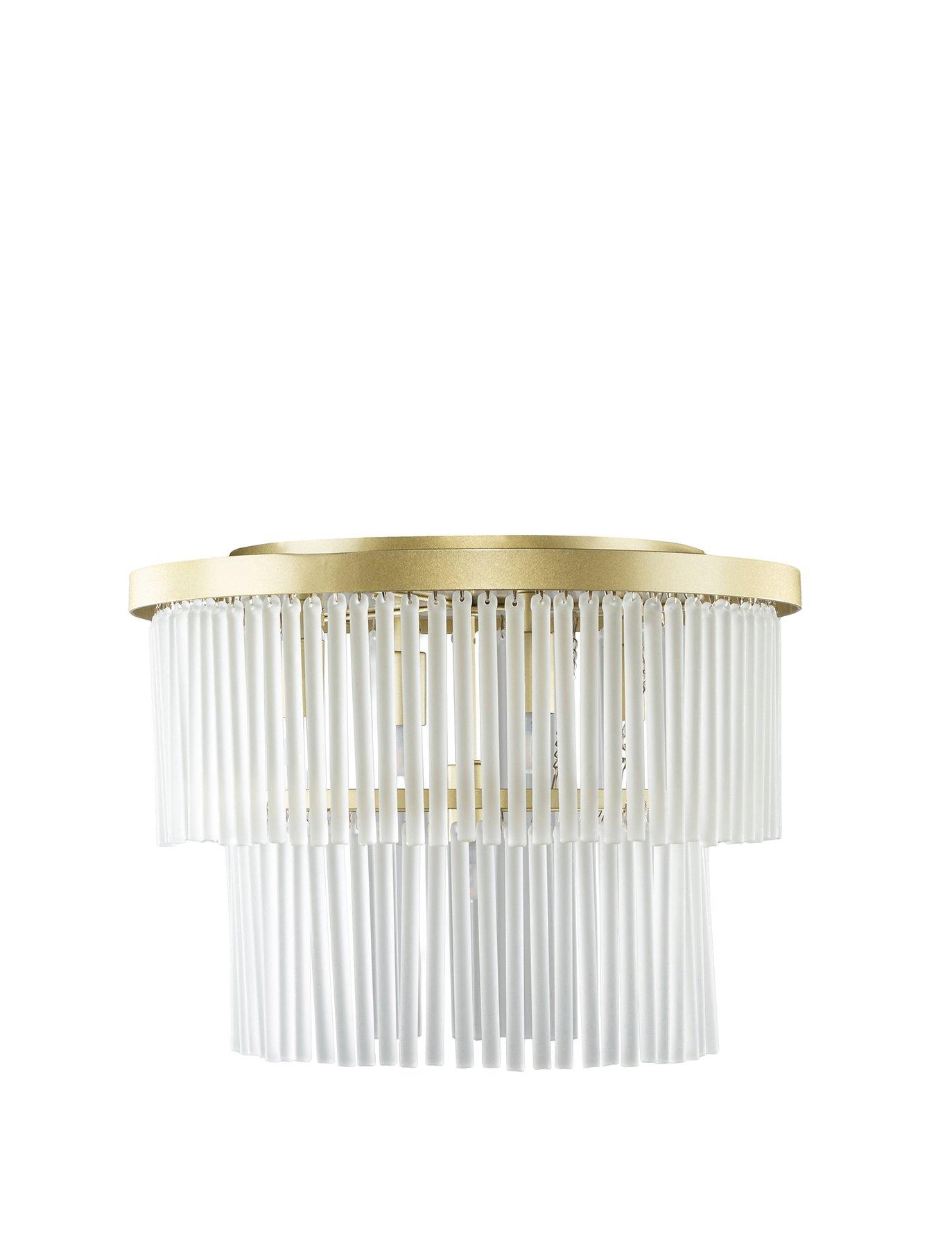 Image 2 of 3 of The Very Collection Aubrey Tiered Flush Ceiling Light