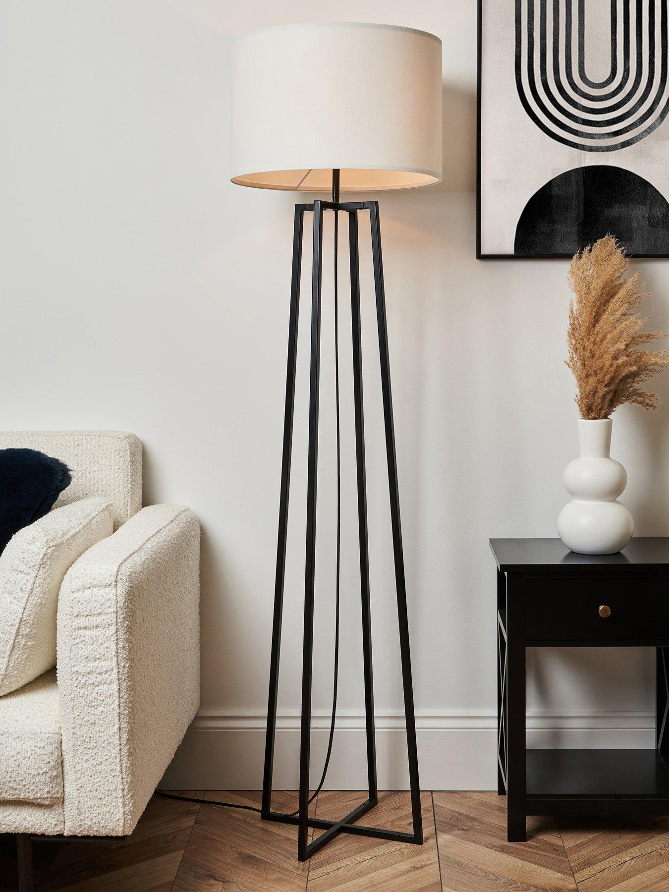 undefined Metal Tripod Floor Lamp