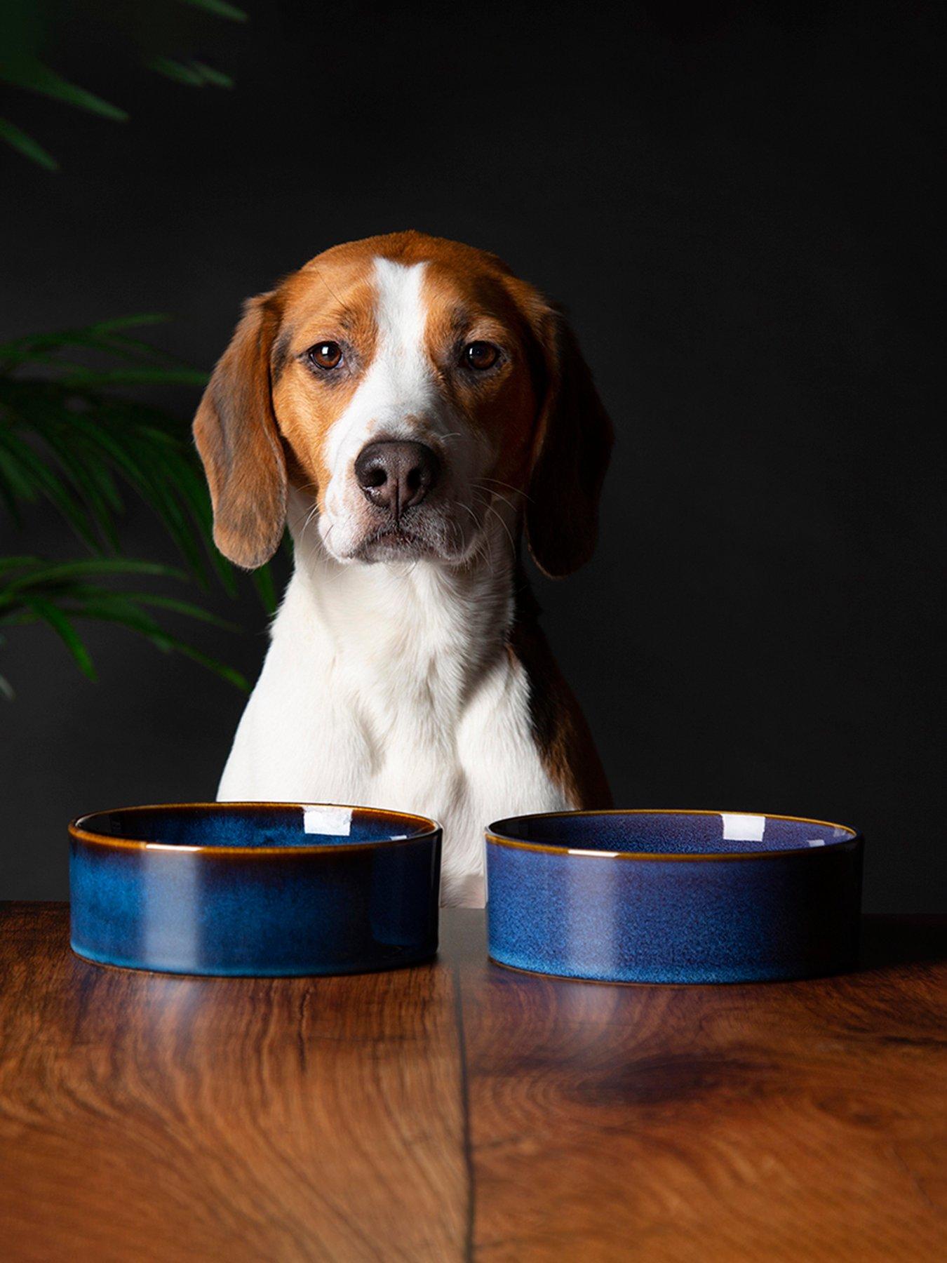 Product photograph of Scruffs Reactive 2-piece Bowl Set - Midnight Blue 15cm from very.co.uk