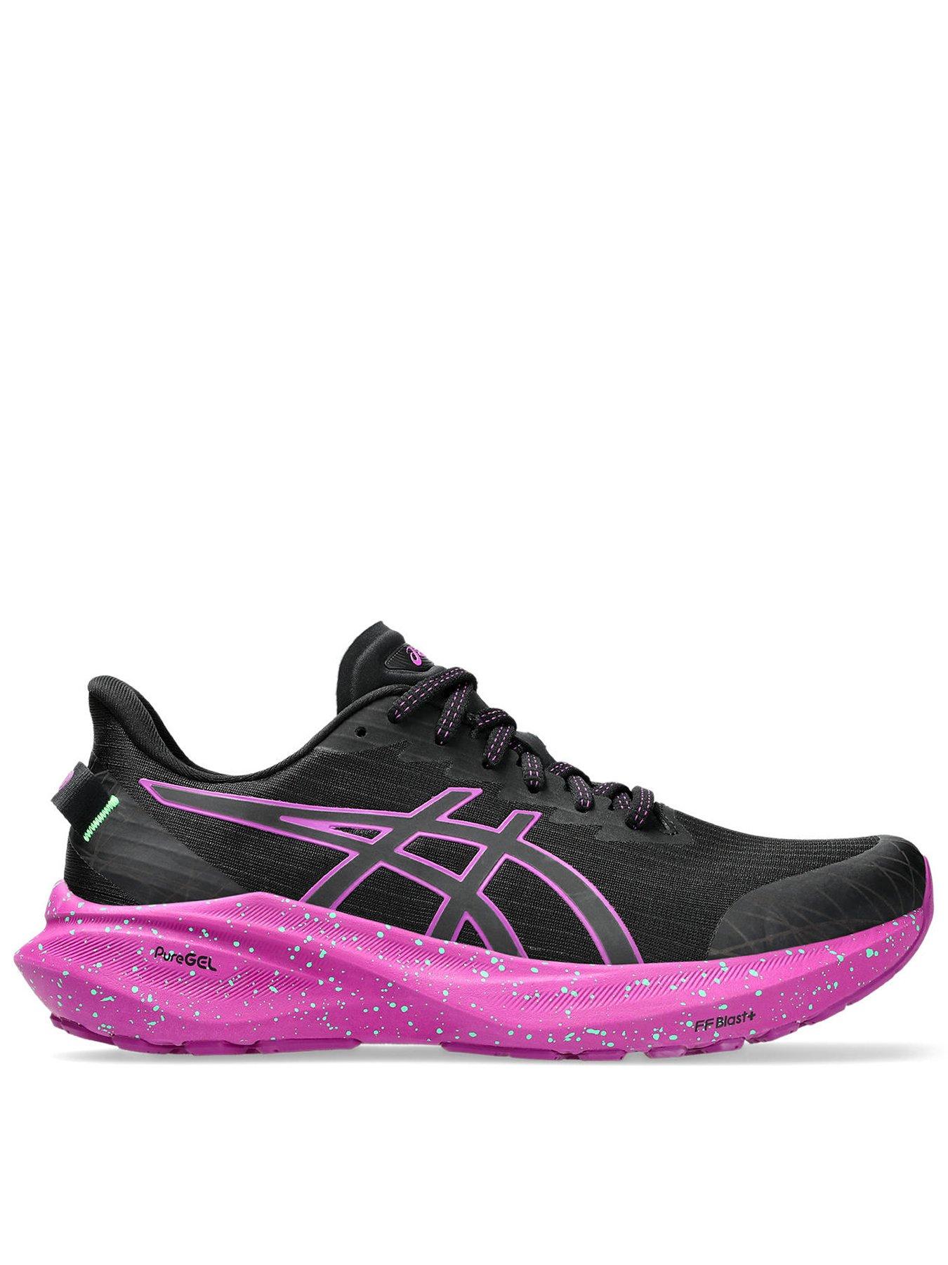 Pink asics trainers on sale