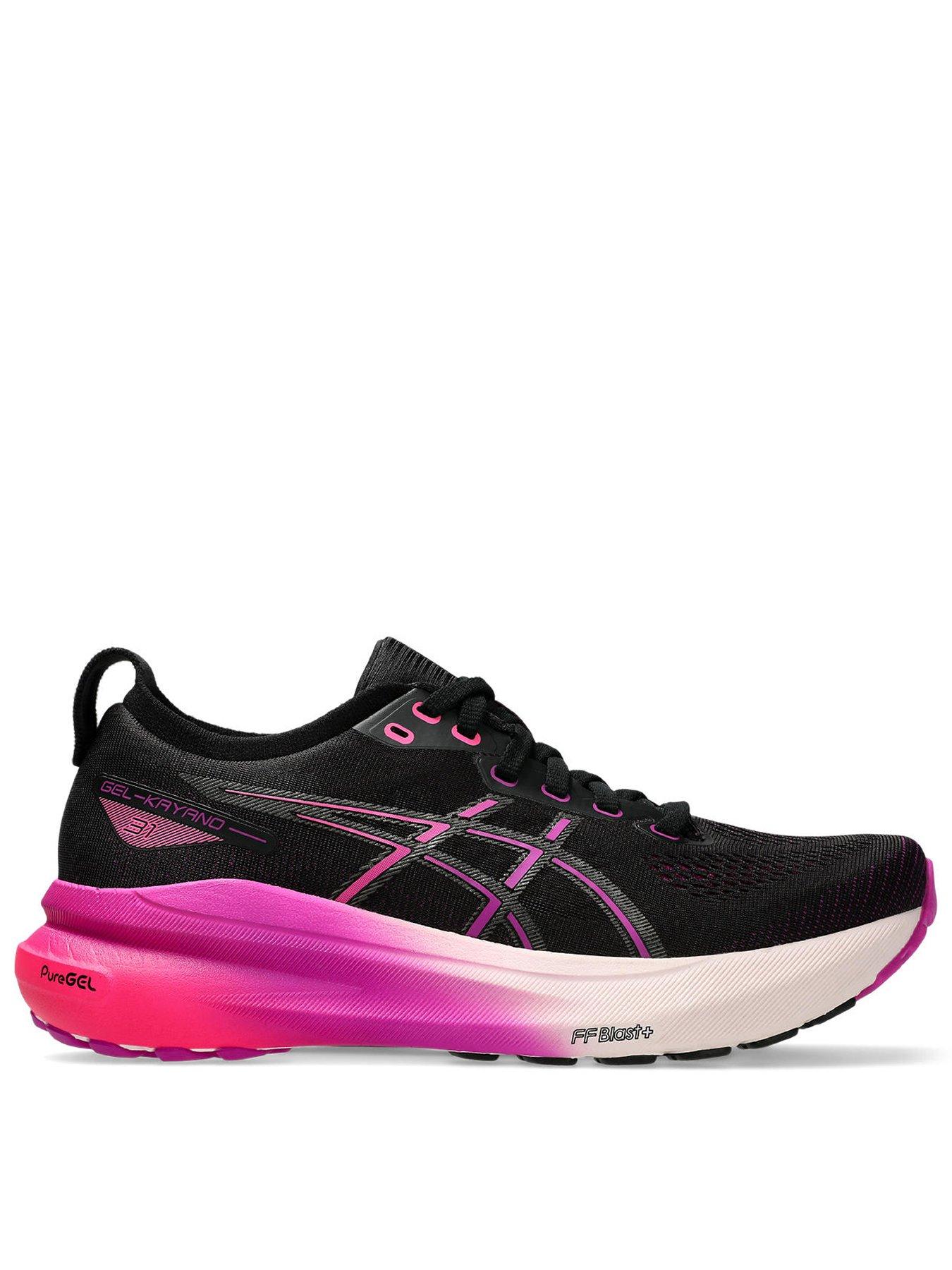 Asics Women's Running Stability Gel-Kayano&trade; 31 Trainers - Black/Pink, Black/Pink, Size 7, Women