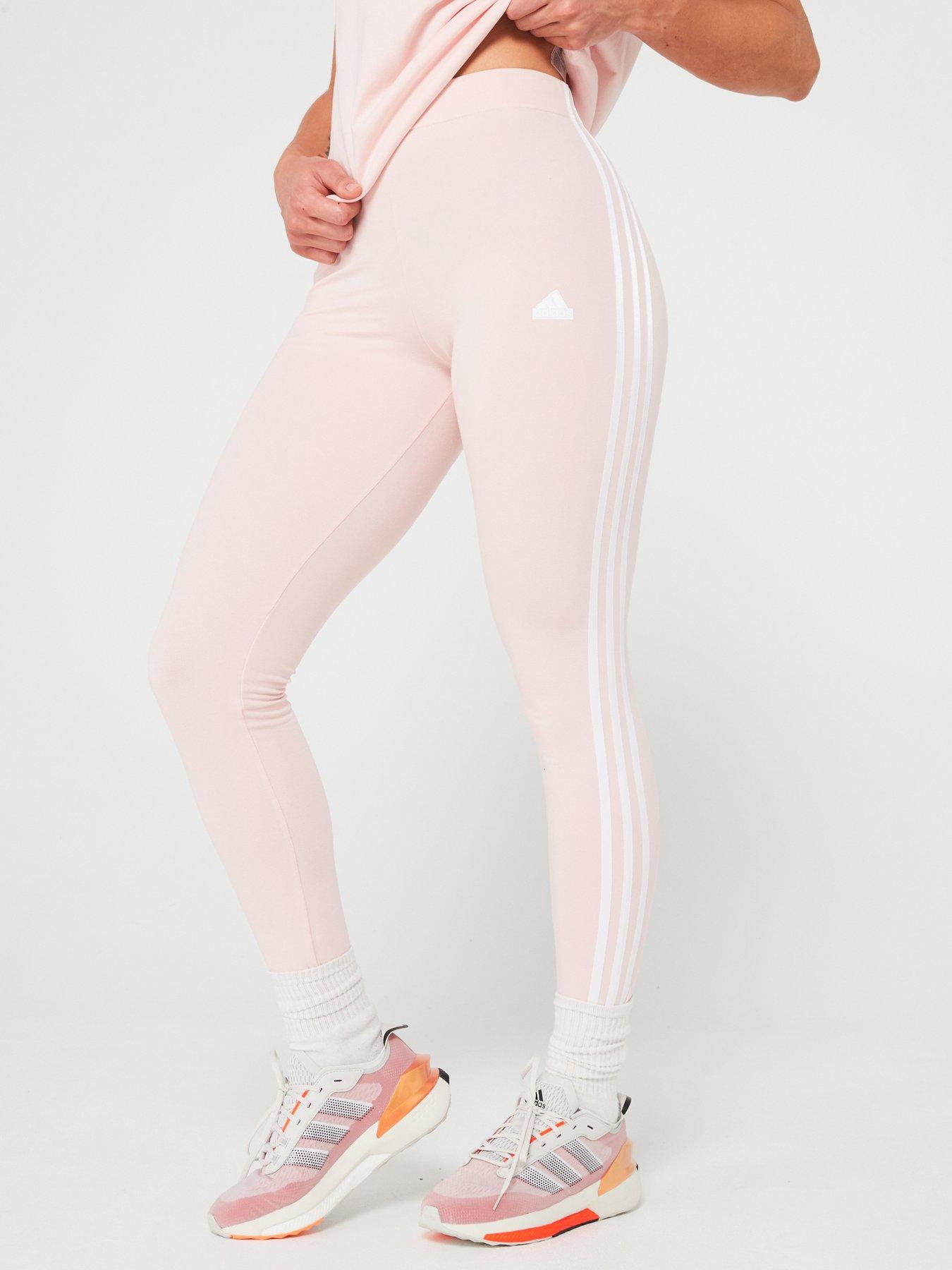 adidas Sportswear Womens Future Icons 3 Stripe Leggings Pink Very