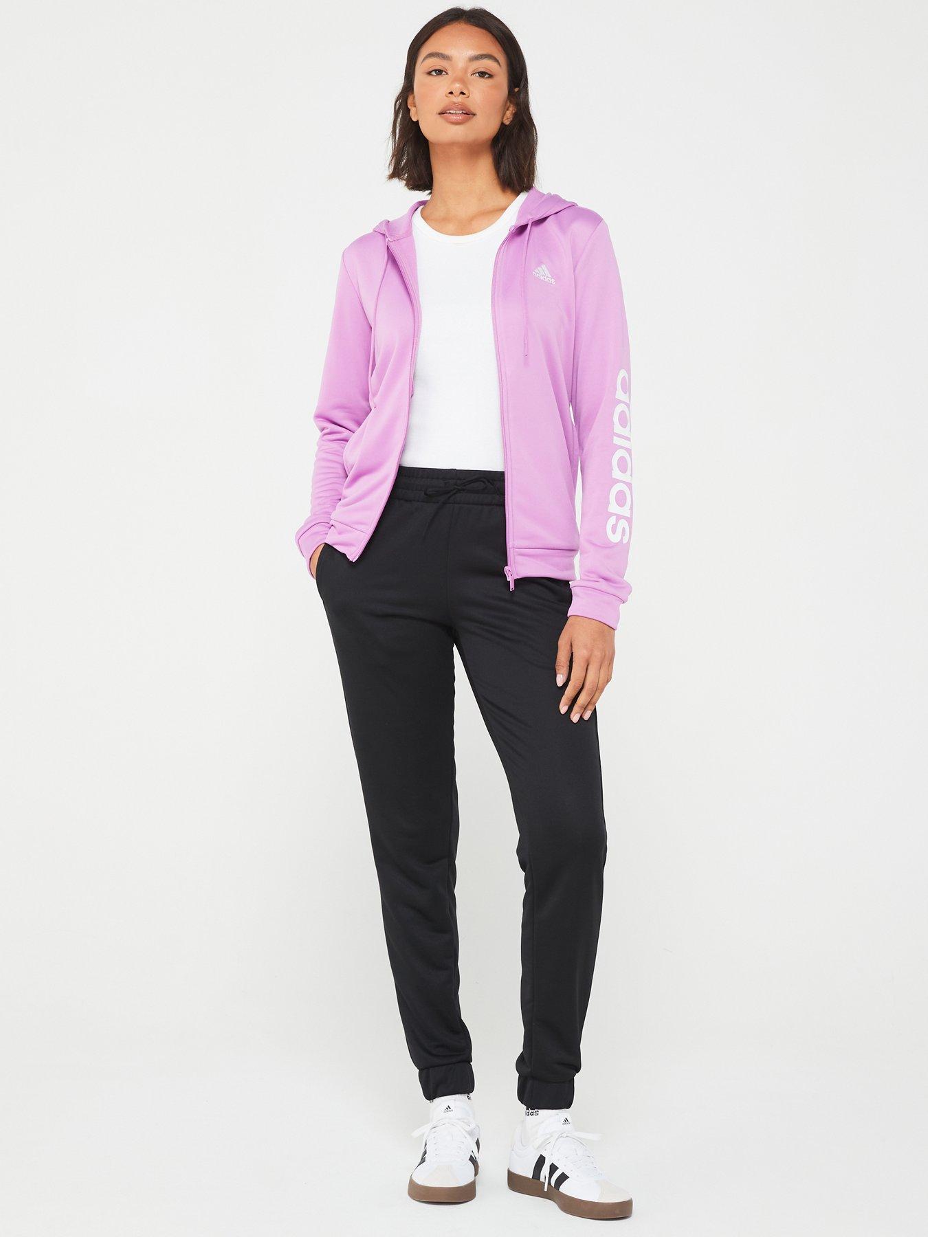 Adidas Sportswear Womens Linear Tracksuit  Light Purple - Very Tracksuit New In 31st October 2024