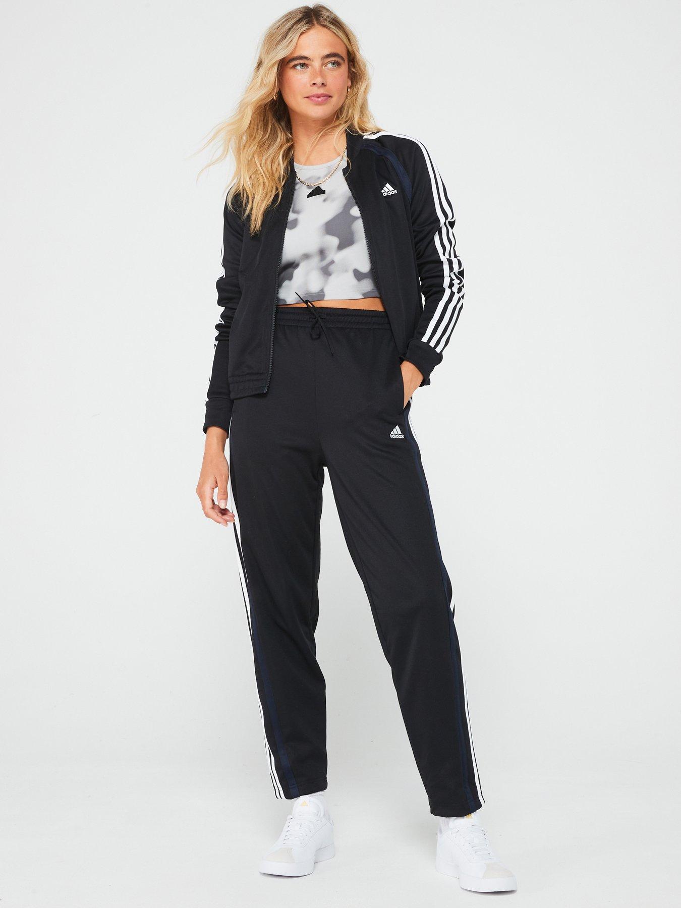 Image 1 of 5 of adidas Sportswear Womens Teamsport Tracksuit - Black/white