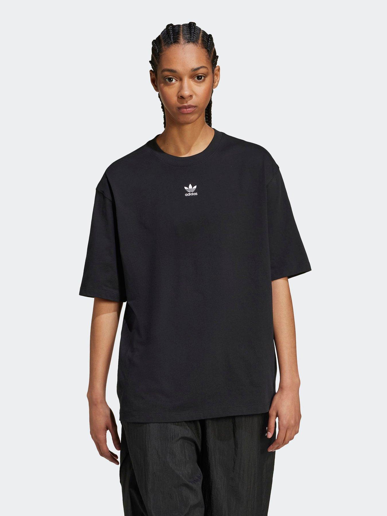adidas Originals Womens Essentials Boyfriend T-Shirt - Black
