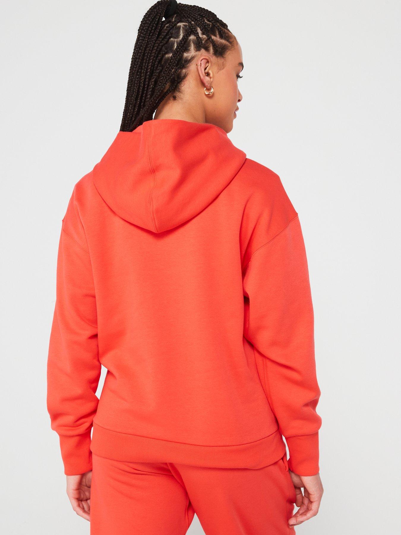 adidas Sportswear Womens All Season Boyfriend Hoodie Bright Red Very