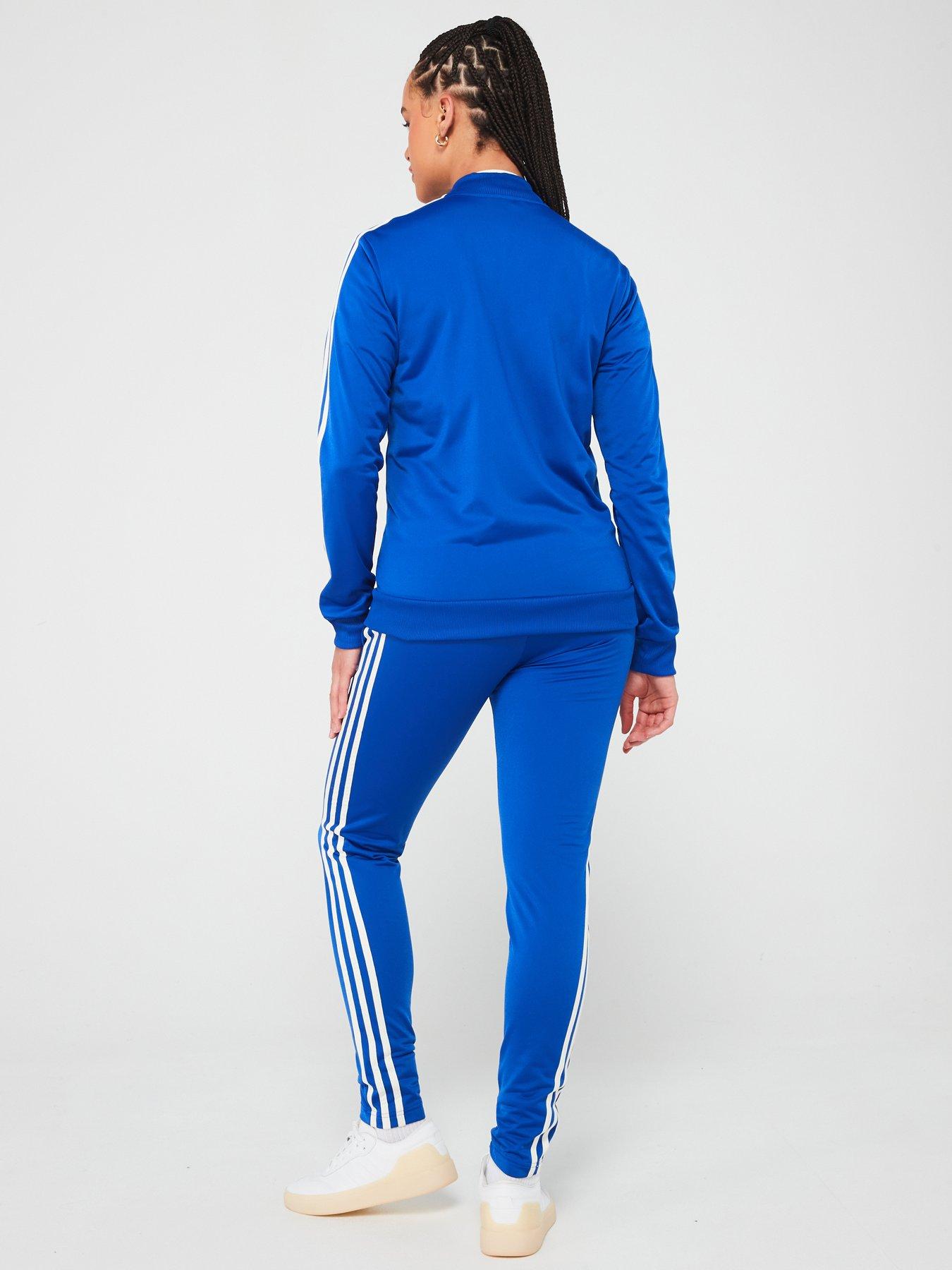 Adidas 3 stripe tracksuit ladies on sale