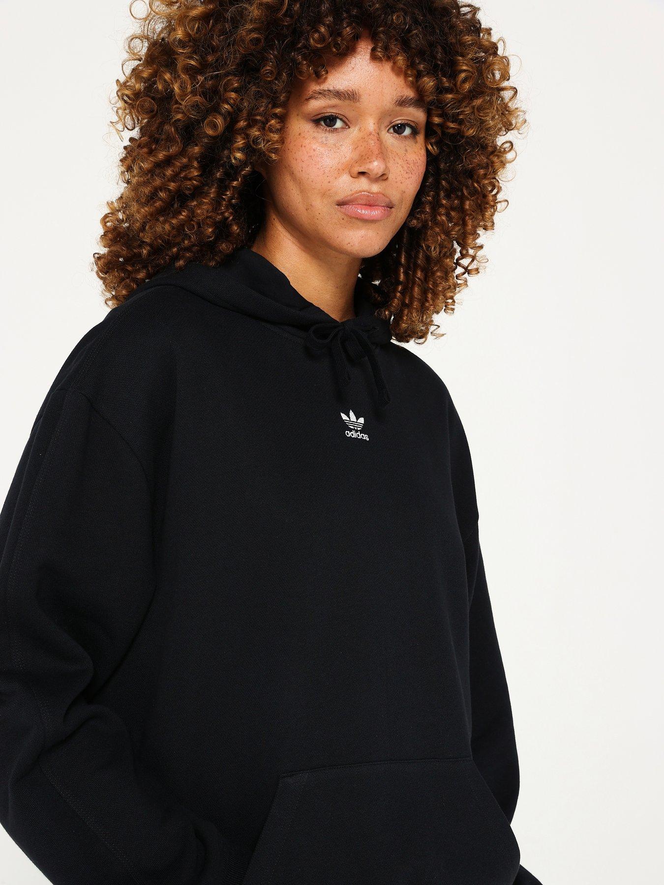 Image 4 of 4 of adidas Originals Women's Essentials Hoodie - Black