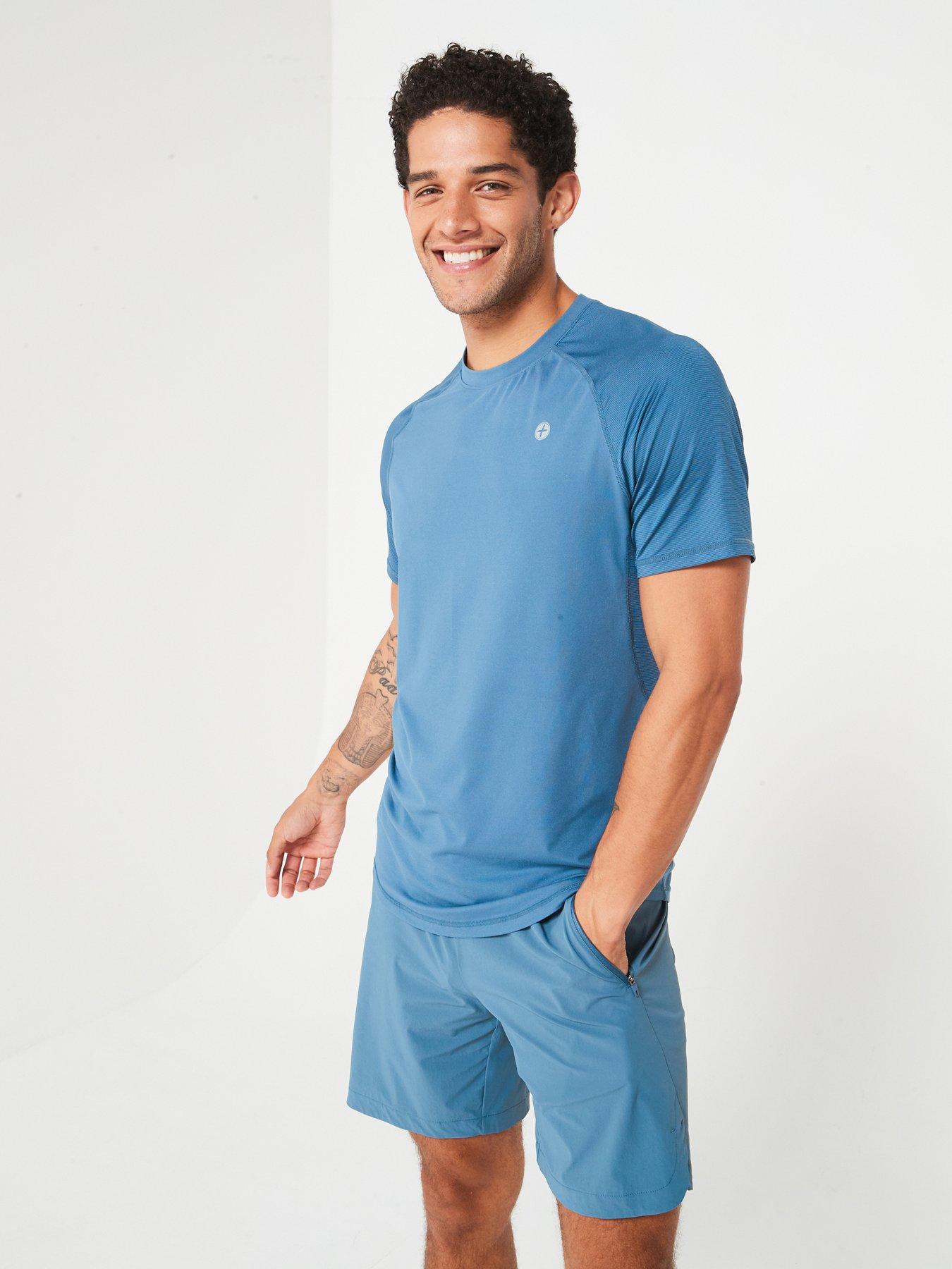 undefined Mens Training Relentless T-Shirt - Blue