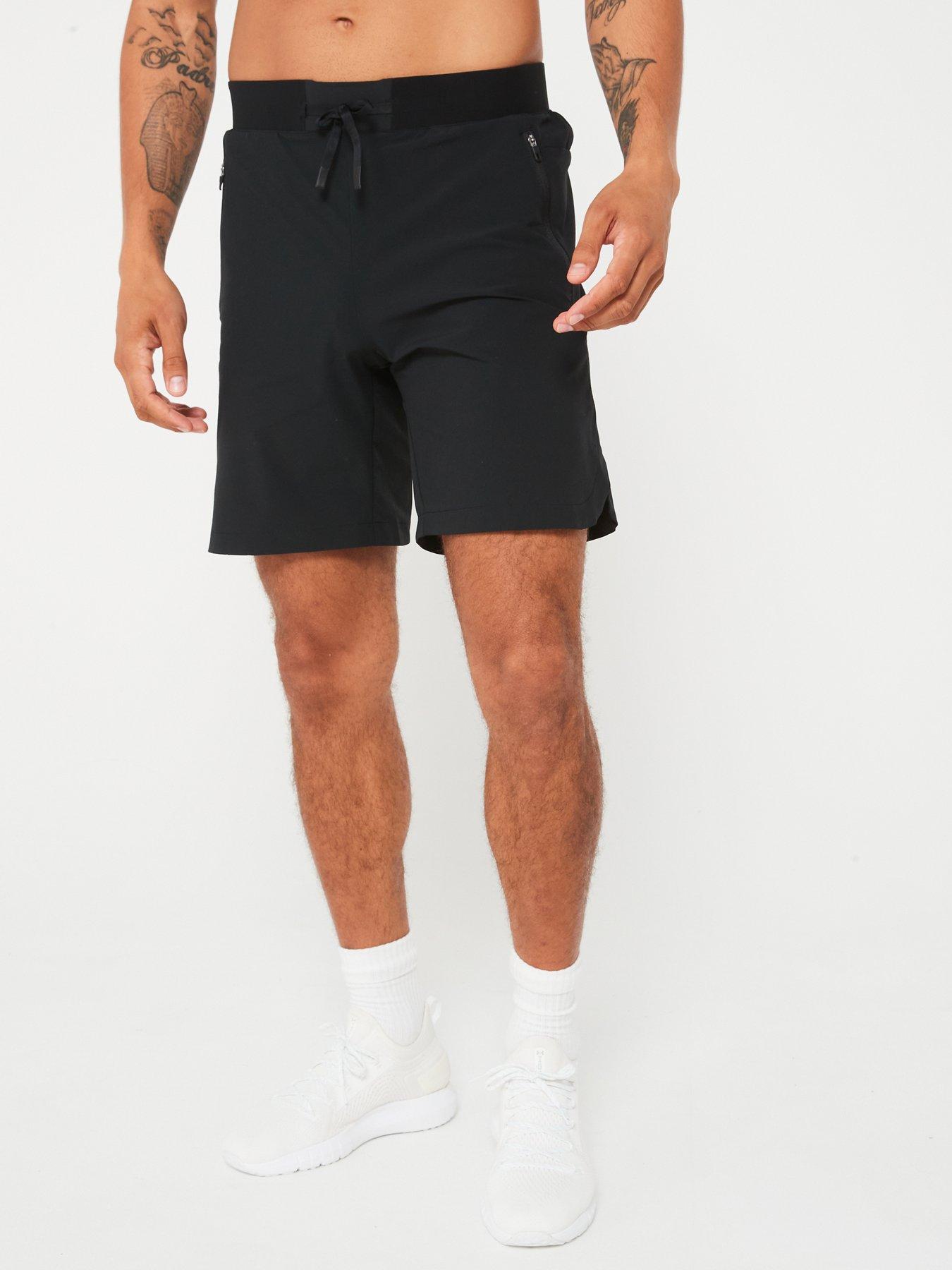 Gym + Coffee Mens Training Relentless Shorts - Black