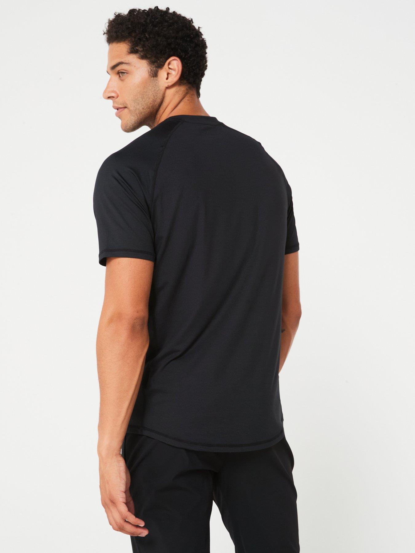 Image 2 of 4 of Gym + Coffee Mens Training Relentless T-Shirt - Black