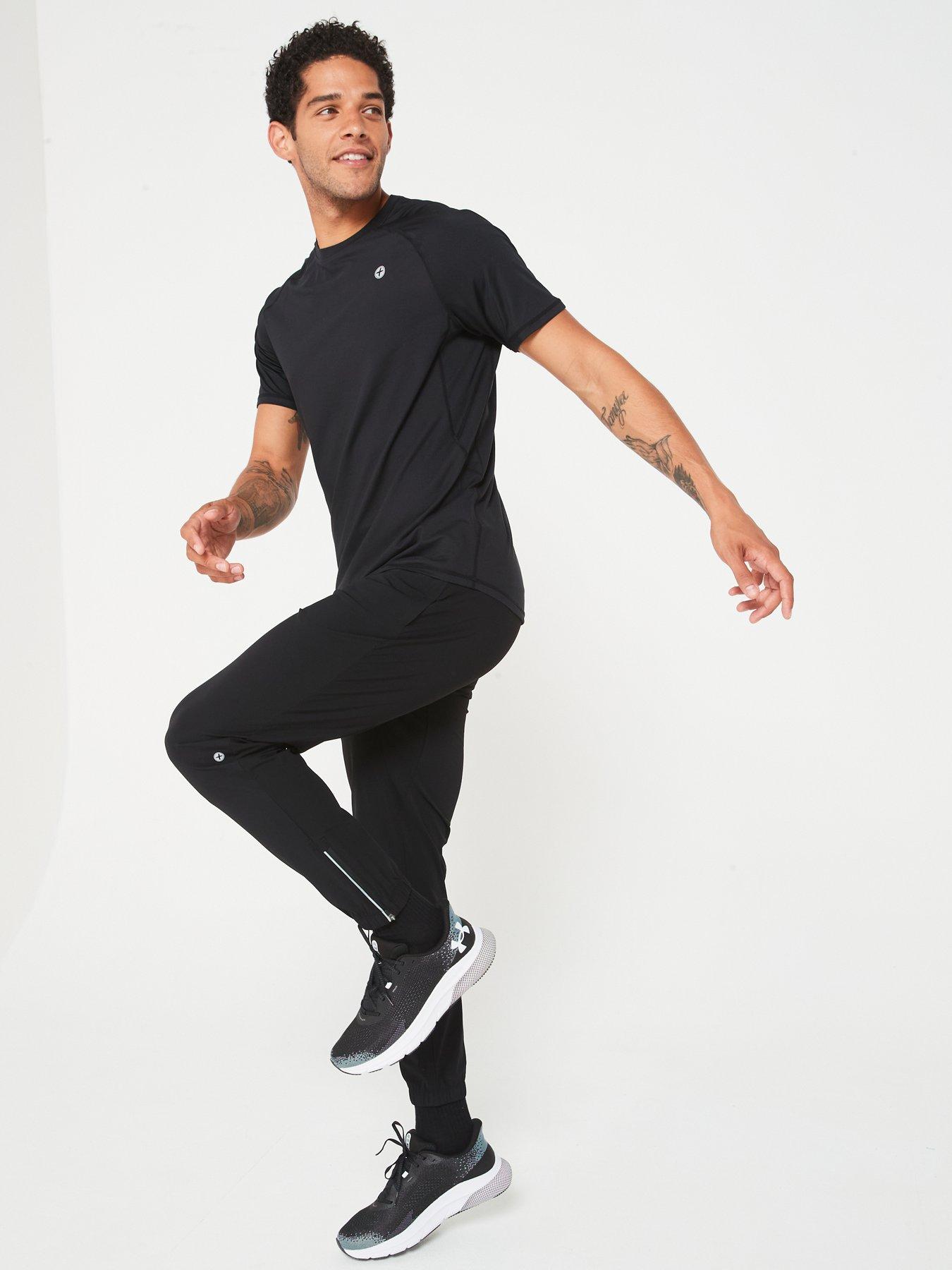 Image 3 of 4 of Gym + Coffee Mens Training Relentless T-Shirt - Black