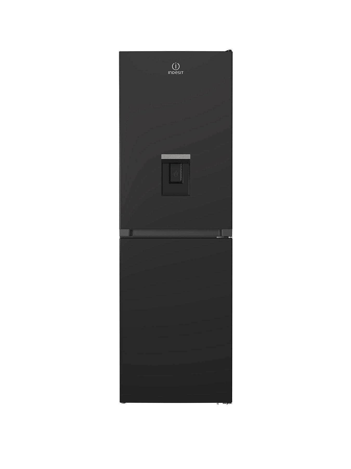 Product photograph of Indesit Total No Frost Ibtnf60182baquauk Fridge Freezer - Black from very.co.uk
