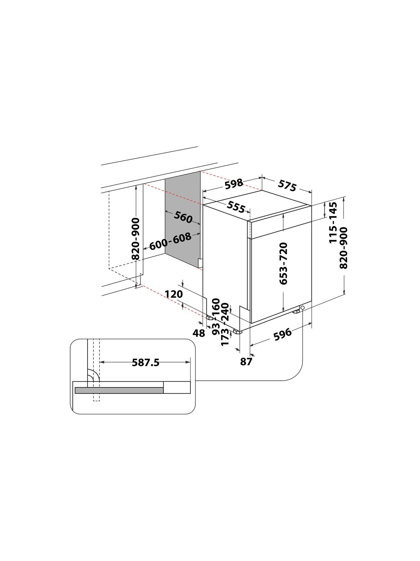 Image 7 of 7 of Hotpoint H3BL626BUK 14 Place Setting Built-in Dishwasher