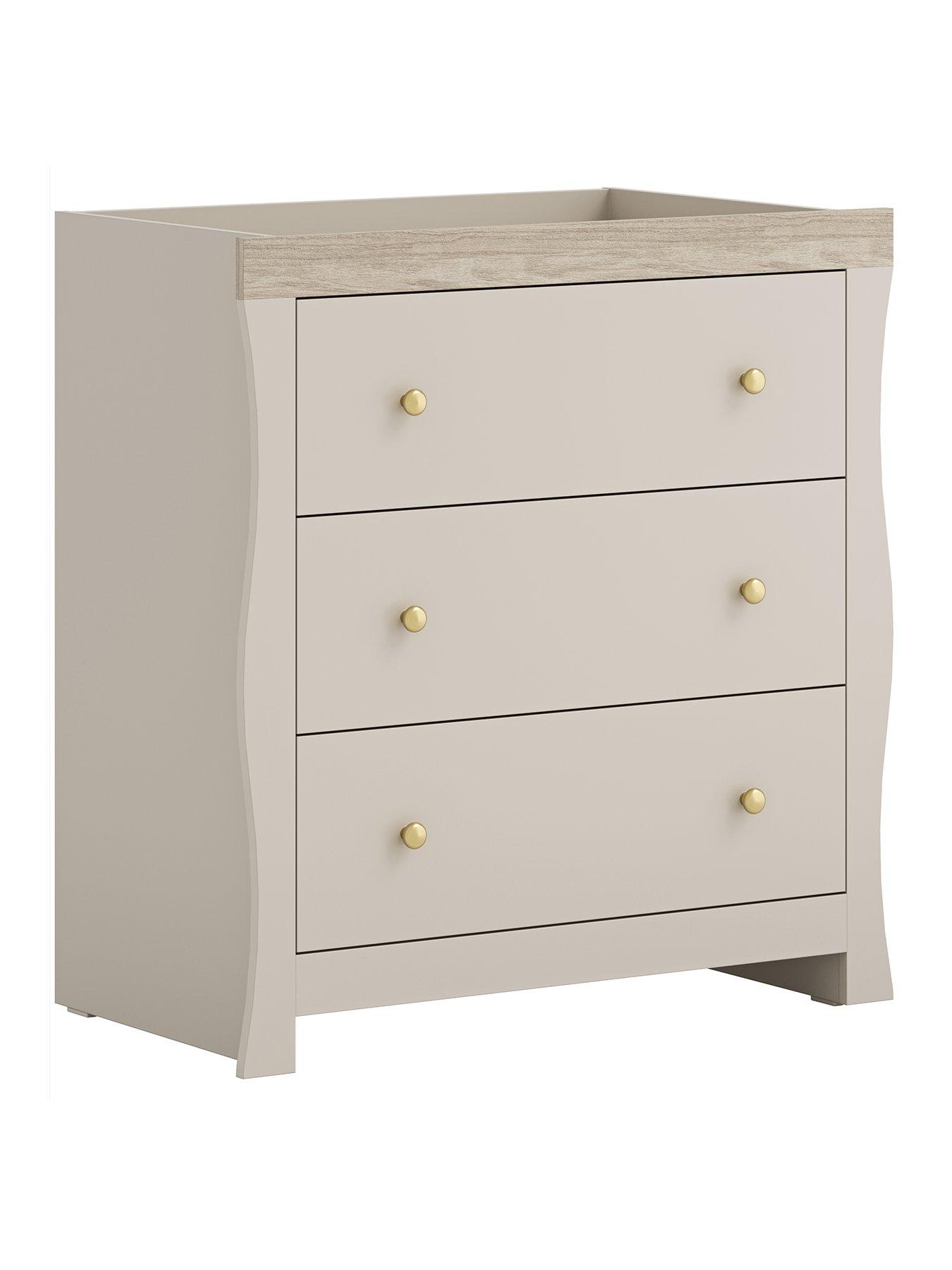 Image 2 of 5 of Little Acorns Celeste Dresser- Cashmere &amp; Grey Ash