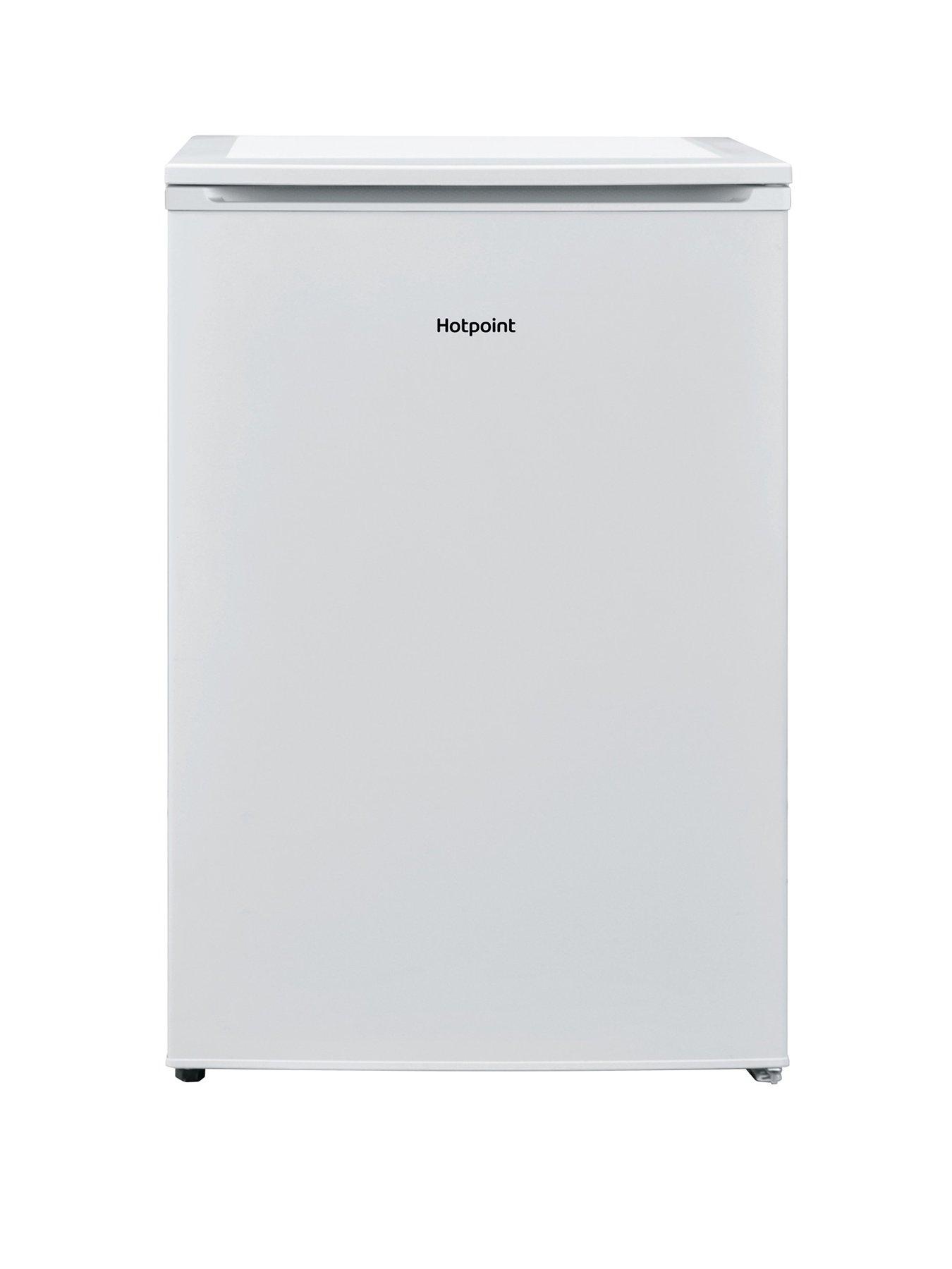 Product photograph of Indesit Hotpoint Low Frost H55rm1120w Undercounter Fridge - White from very.co.uk