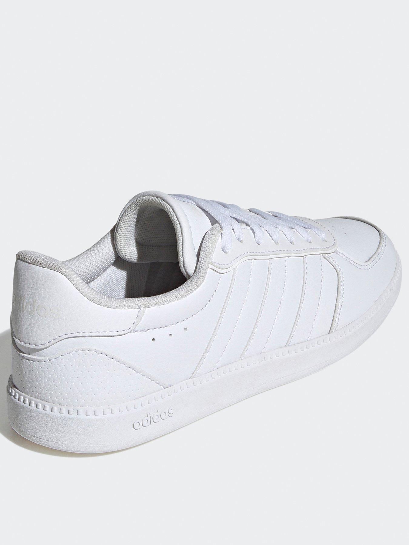 Womens plain white adidas trainers sales