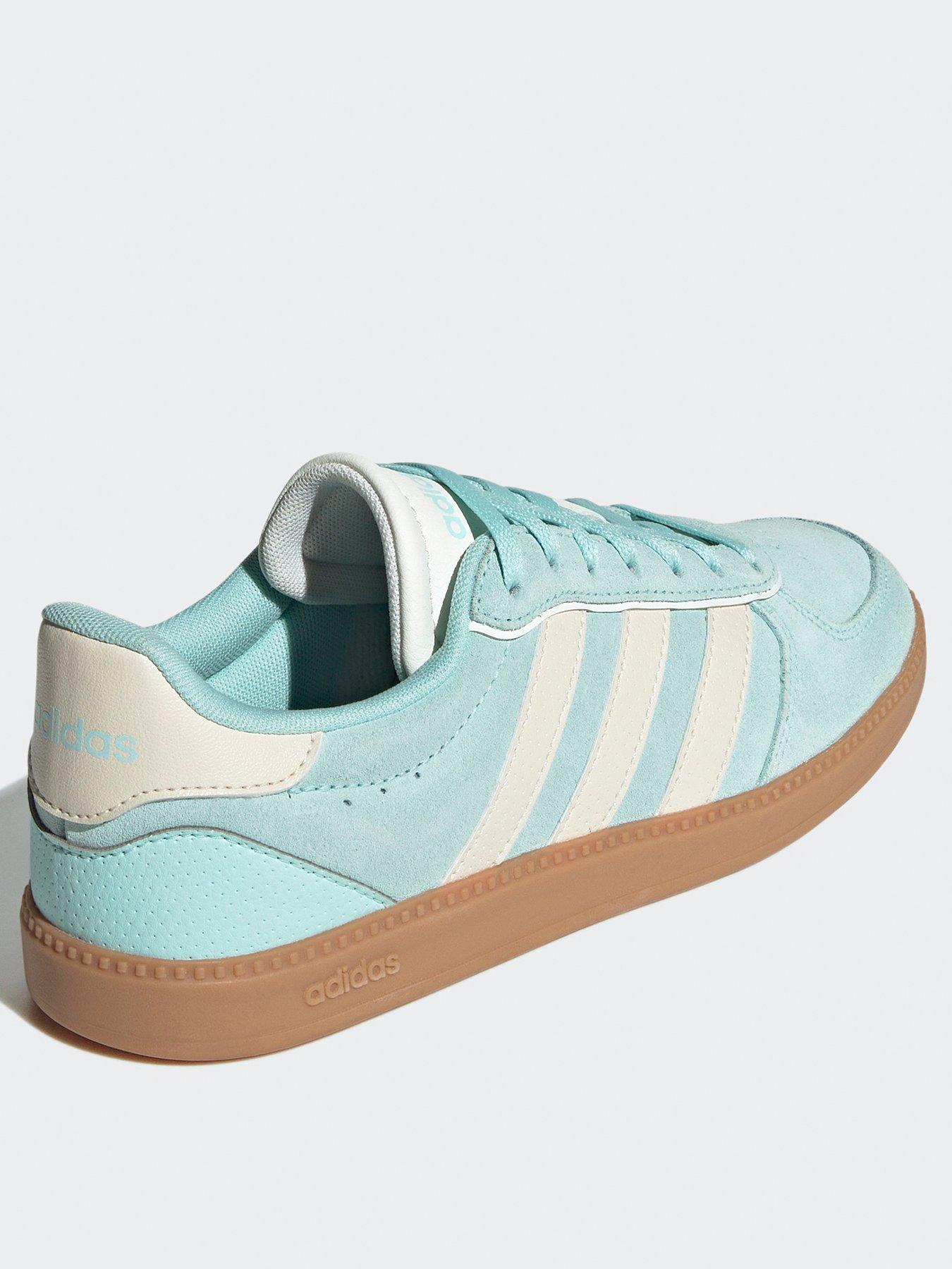 adidas Sportswear Women s Breaknet Sleek Suede Trainer Aqua very