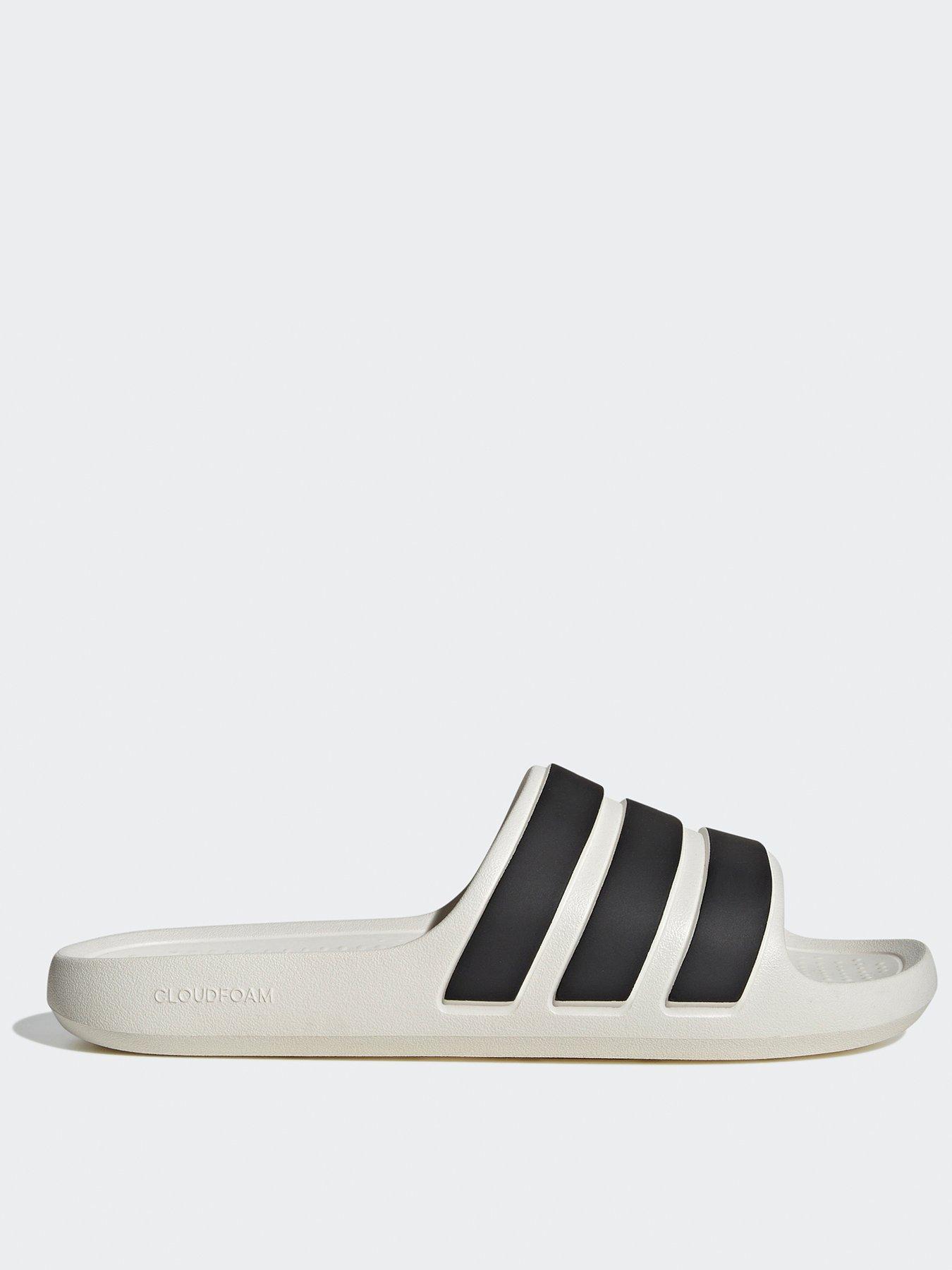 adidas Sportswear Women s Adilette Flow Slider Off White Very