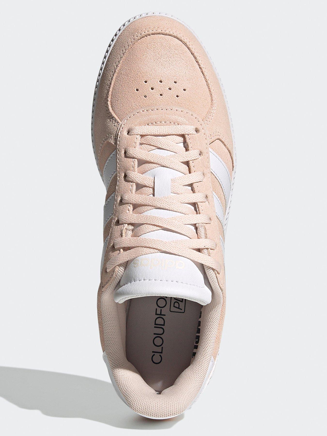 【ADIDAS】 BREAKNET SLEEK SUEDE SHAD/PINK/OFFW 国内発送 ADIDAS】 BREAKNET SLEEK SUEDE SHAD/PINK/OFFW 国内発送