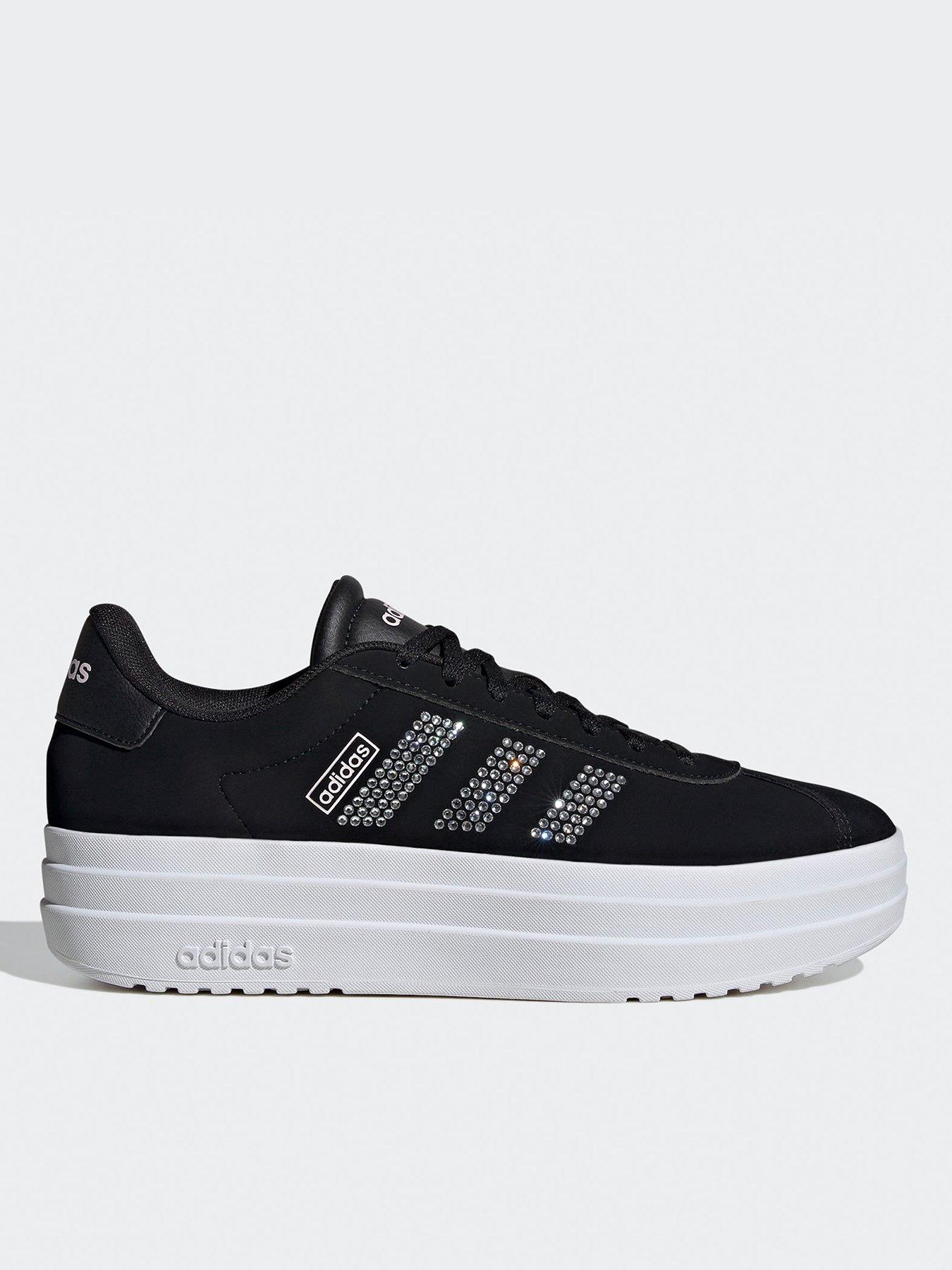 adidas Sportswear Women's Vl Court Bold Trainers - Black/multi, Black, Size 3.5, Women