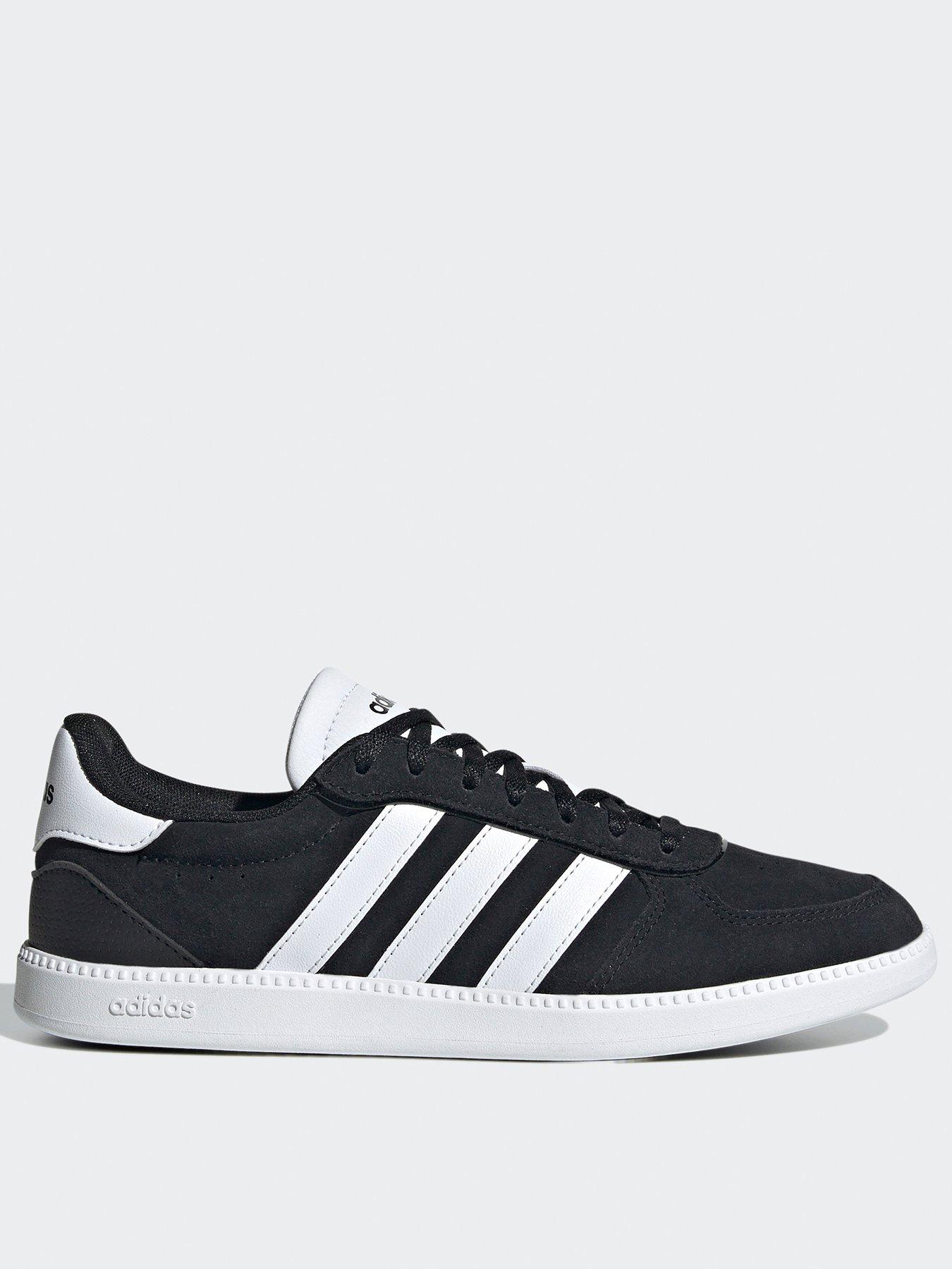 Women s Breaknet Sleek Suede Trainer Black white