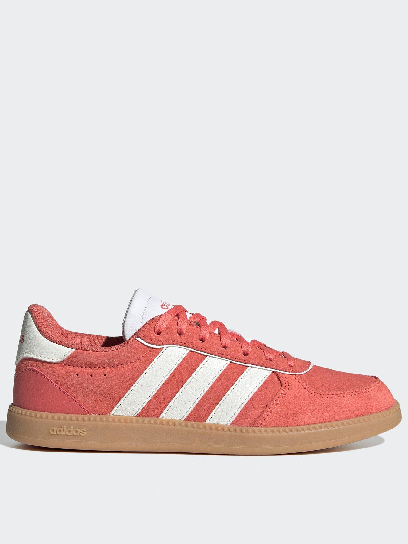 undefined Women's Breaknet Sleek Suede Trainer - Light Orange